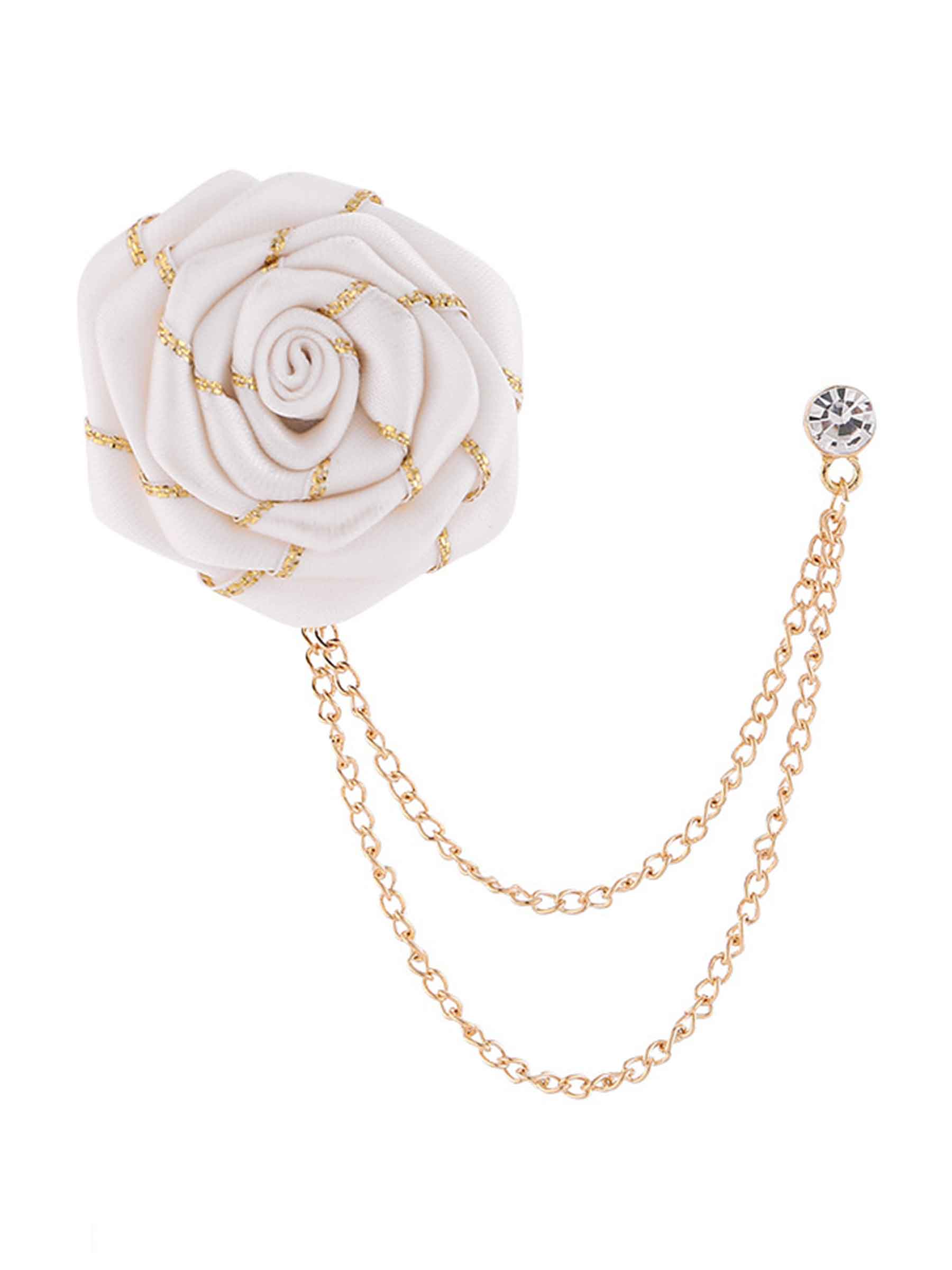 Broches De Revers Pomuyoo Tendance En Forme De Rose Pour Costume Homme