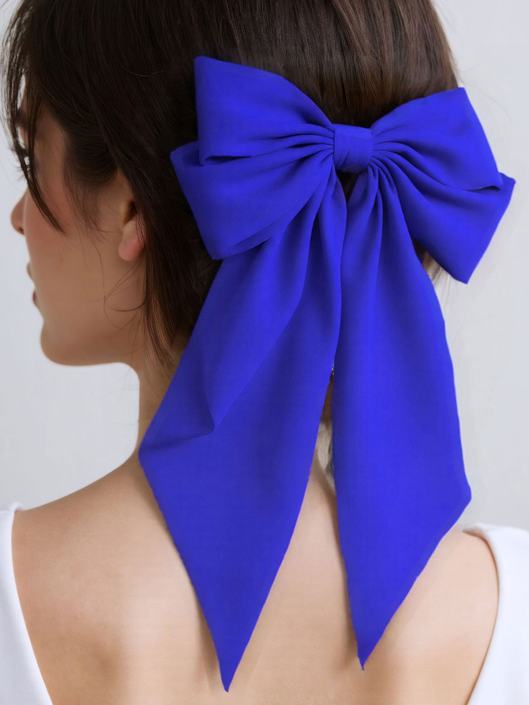Barrette À Nœud En Satin