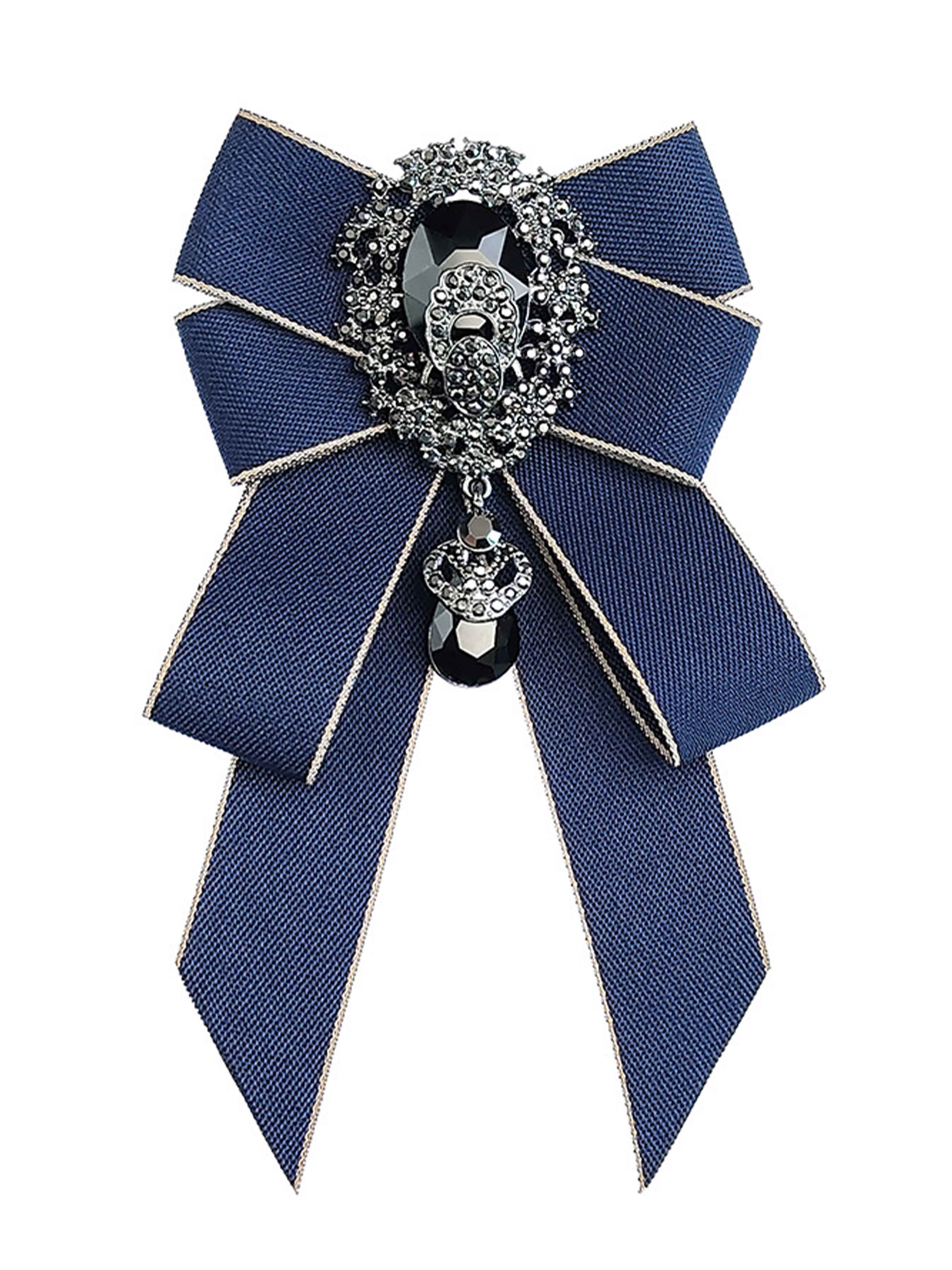 Broche Nœud Papillon Ruban À Strass Pour Homme, Costume Et Tenues De Cérémonie