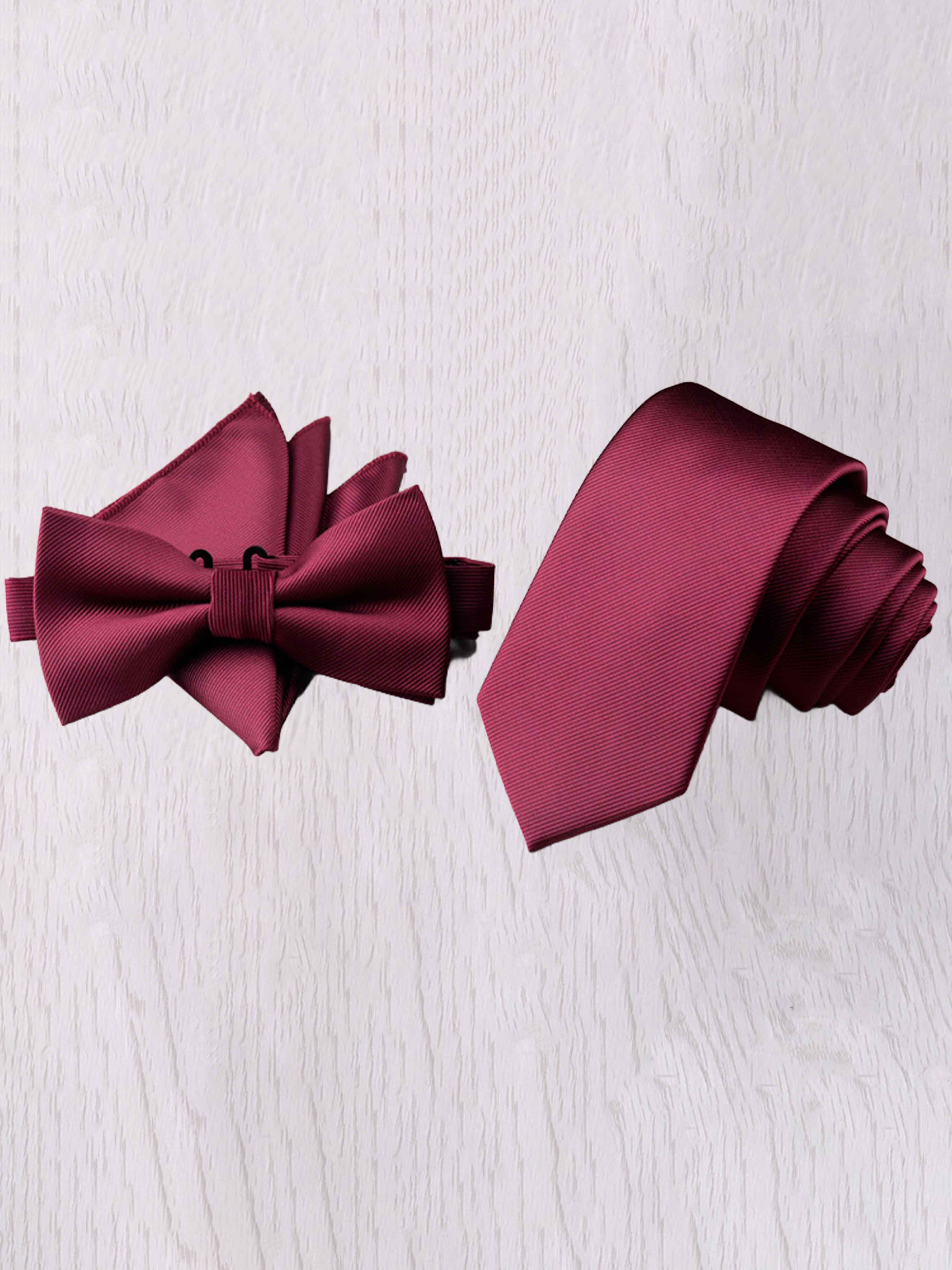 Ensembles Cravate En Satin Classiques Pour Homme