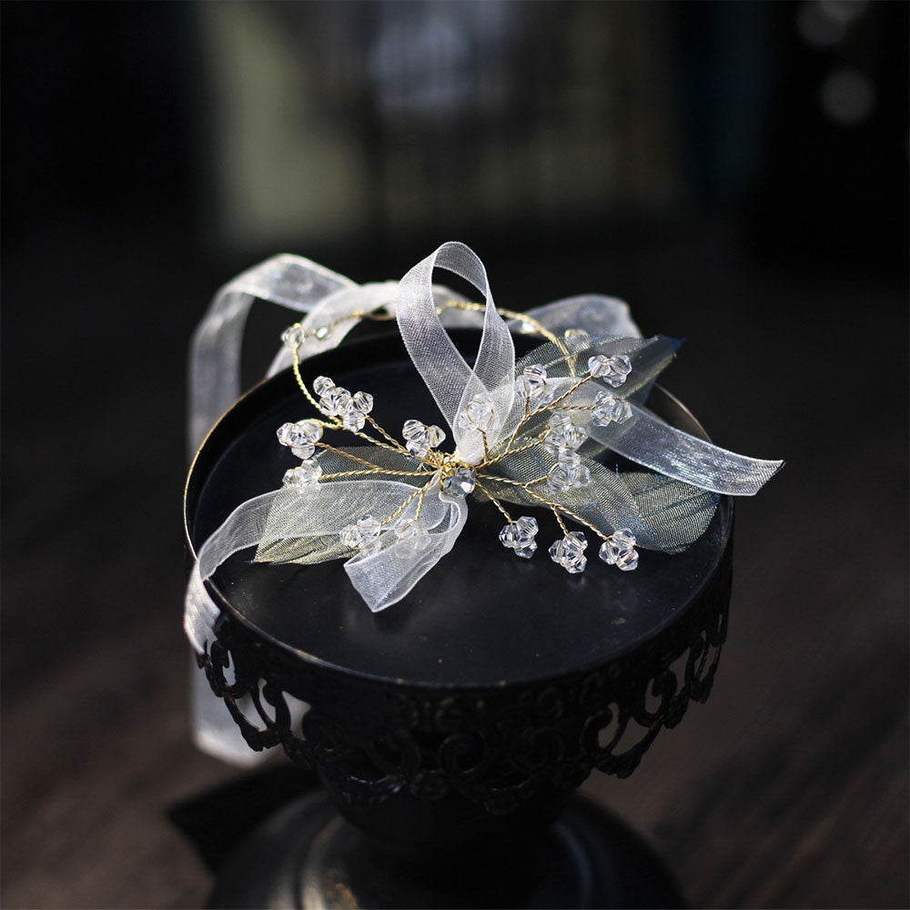 Bracelet De Demoiselle D’Honneur Fleur Et Feuilles
