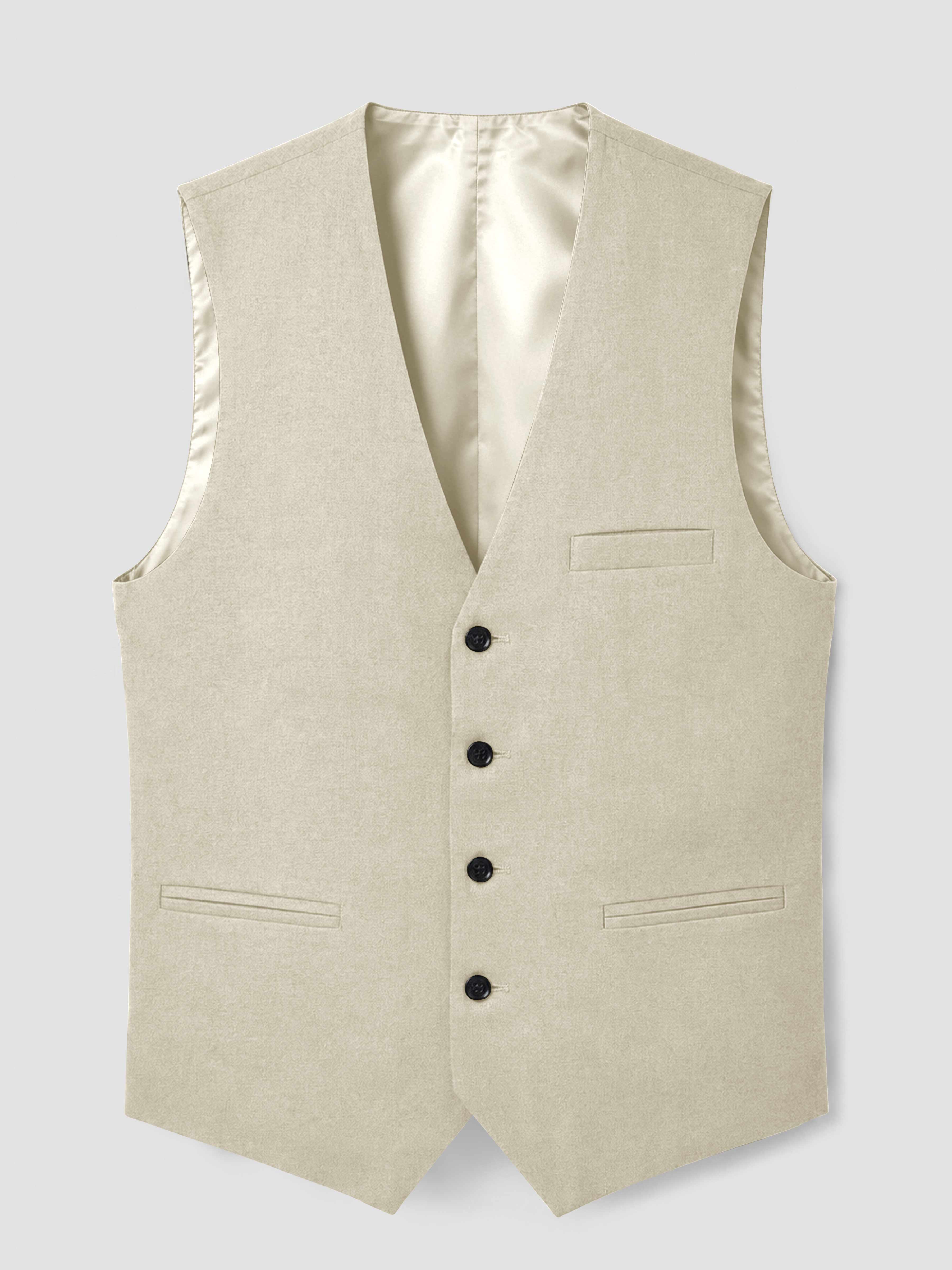 Costume Homme 2 Pièces En Lin Pour Mariage D'été