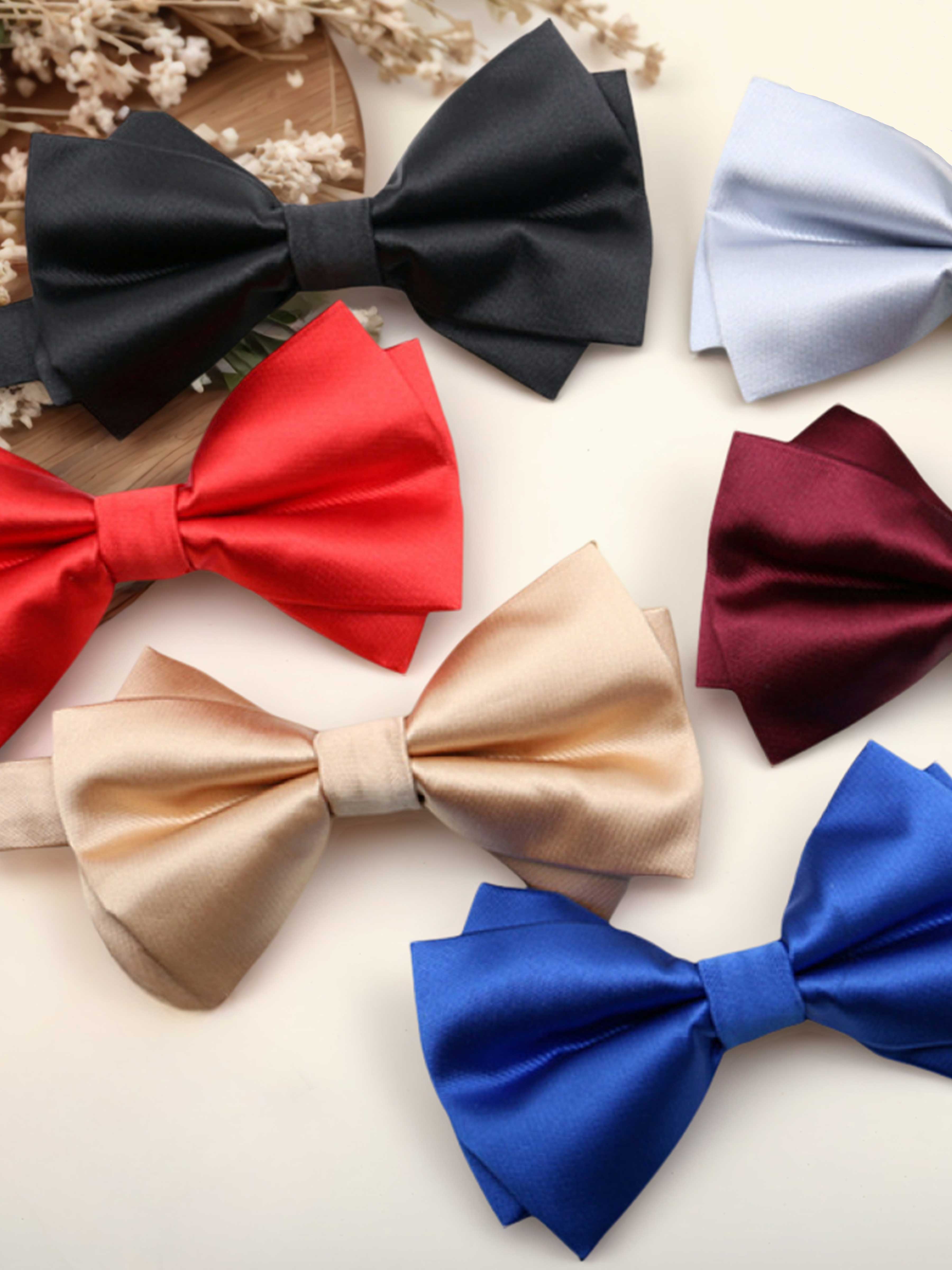 Nœuds Papillon En Satin Pour Homme