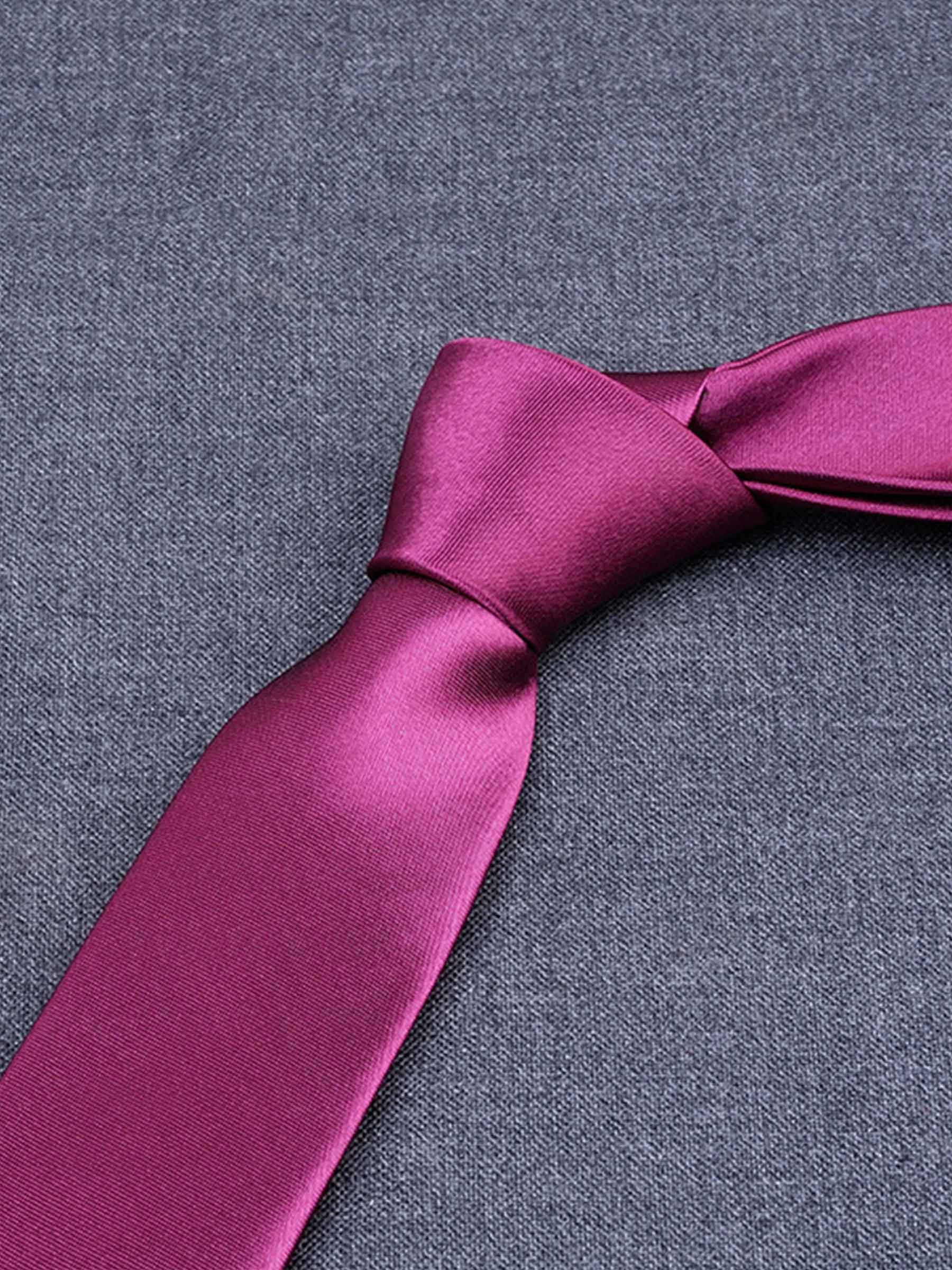 Cravate En Satin Pour Homme