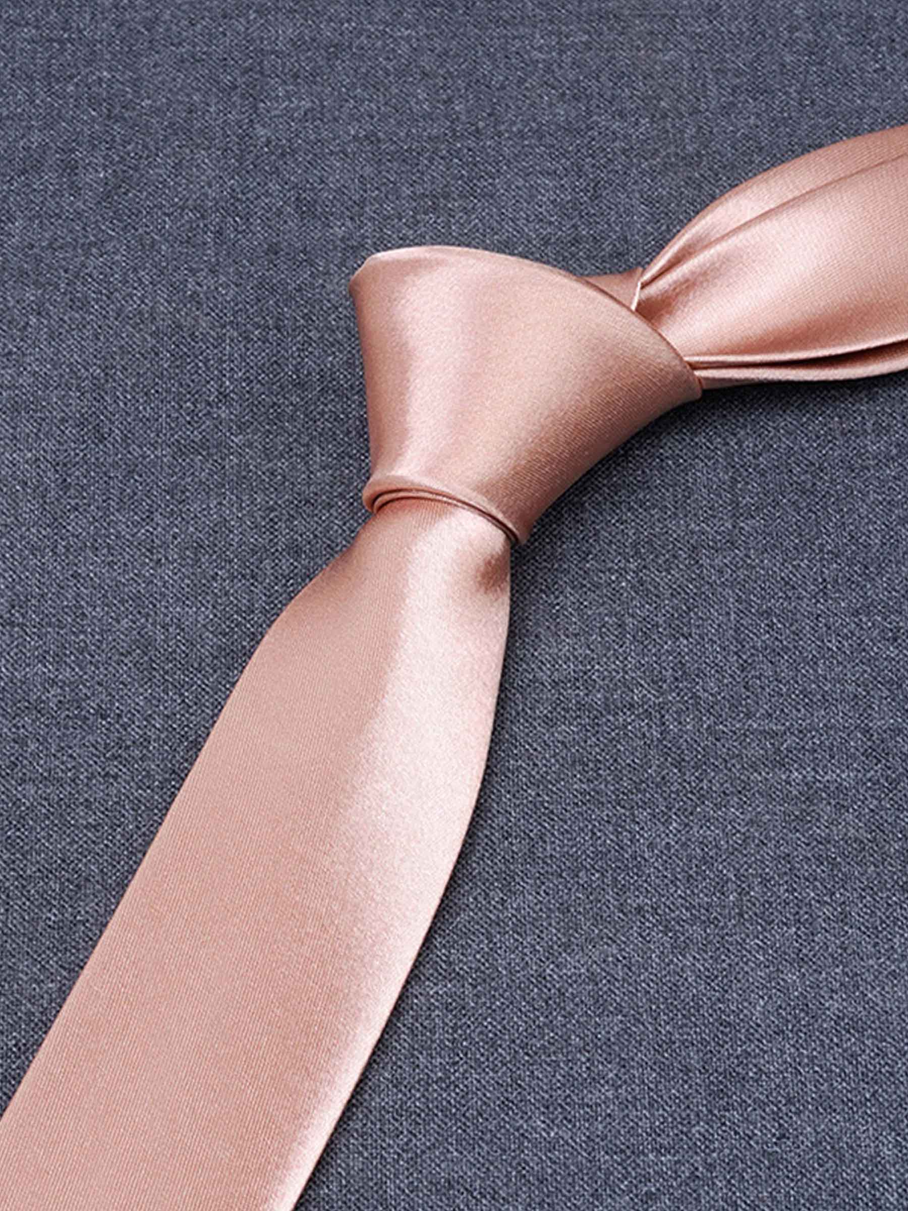 Cravate En Satin Pour Homme
