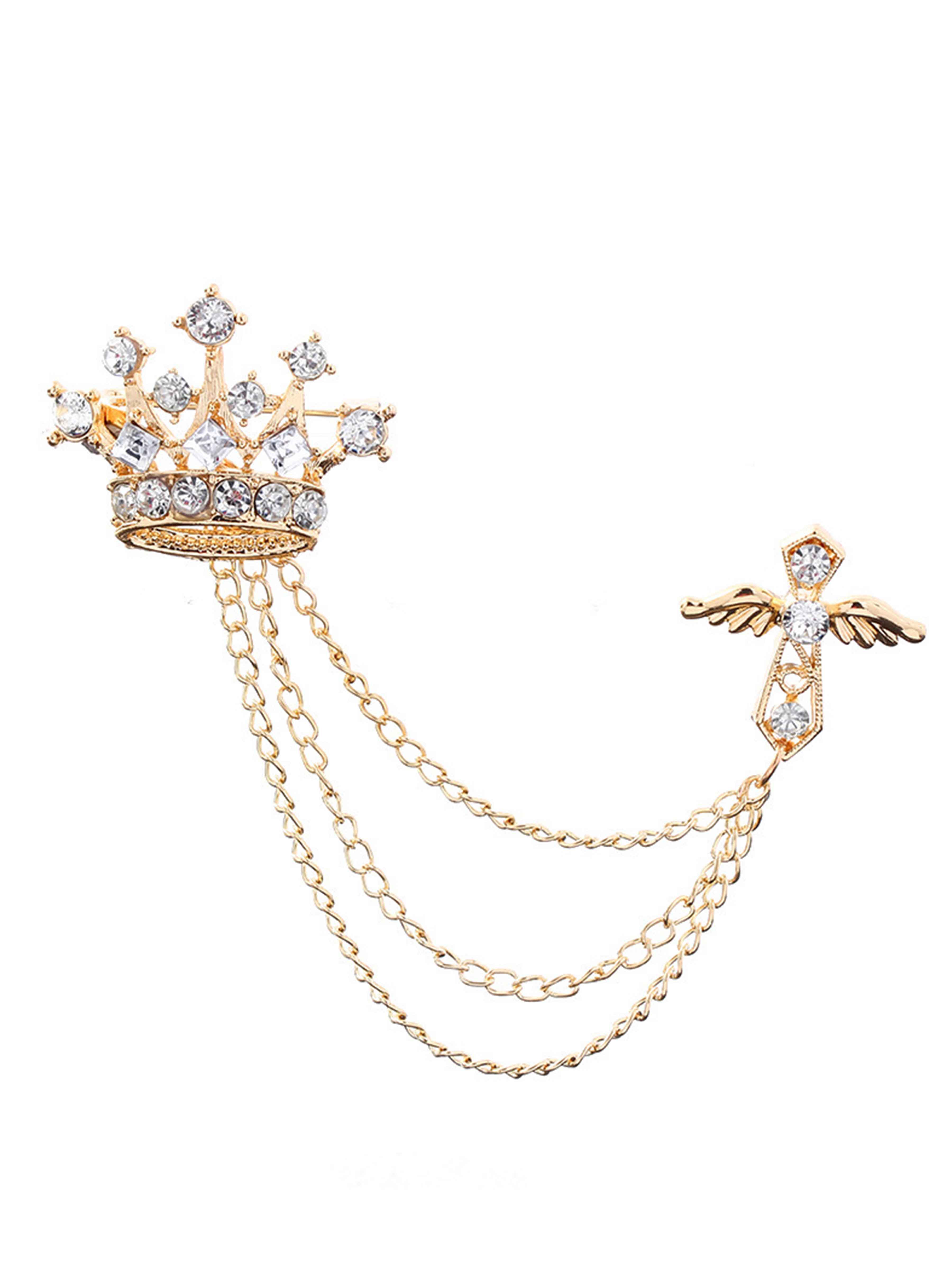 Broches Et Épinglettes Modernes Dorées Pour Hommes