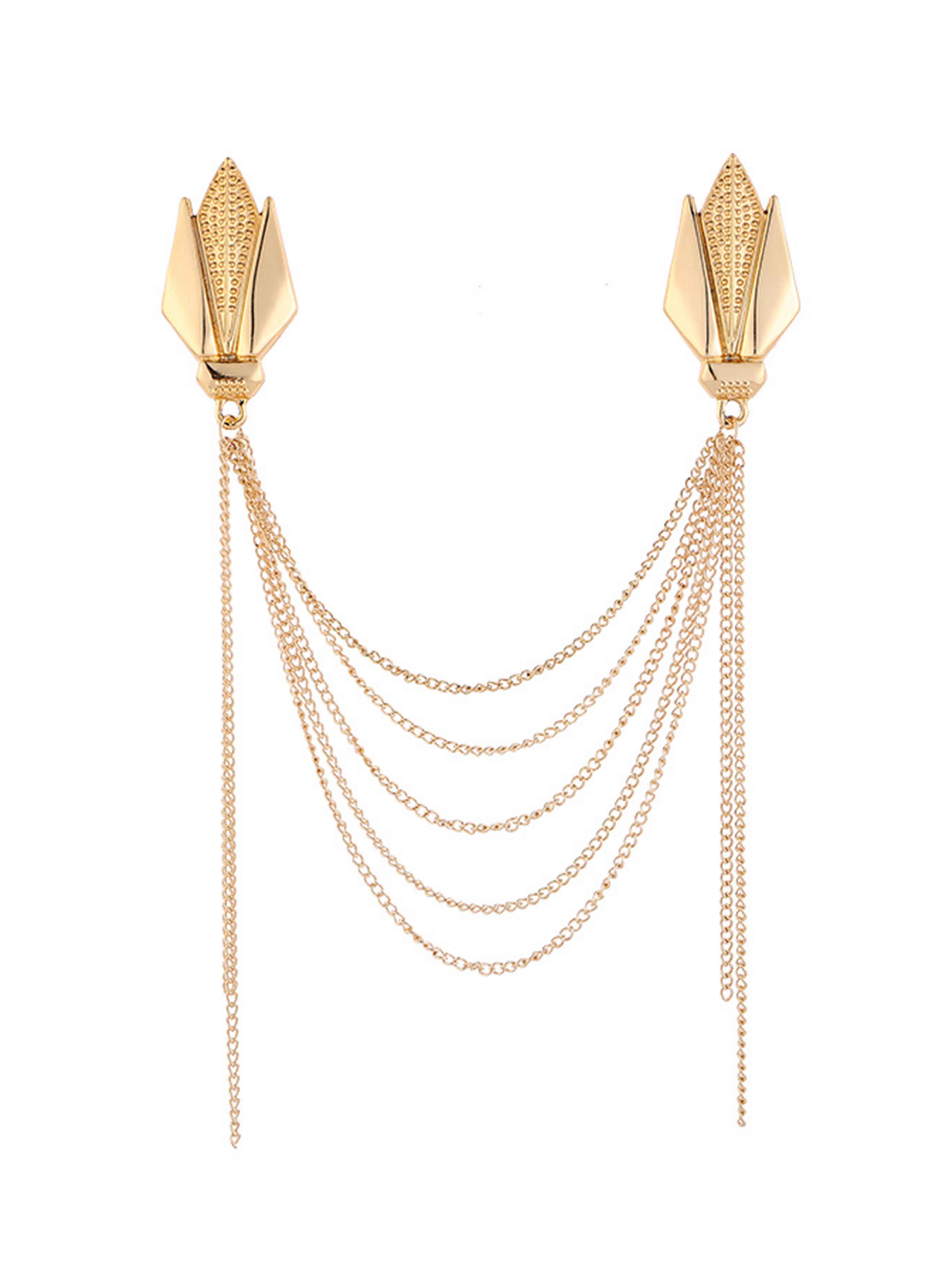 Broches Et Épinglettes Modernes Dorées Pour Hommes