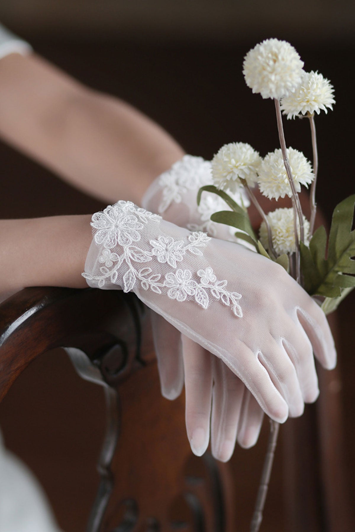Gants De Mariée Simples
