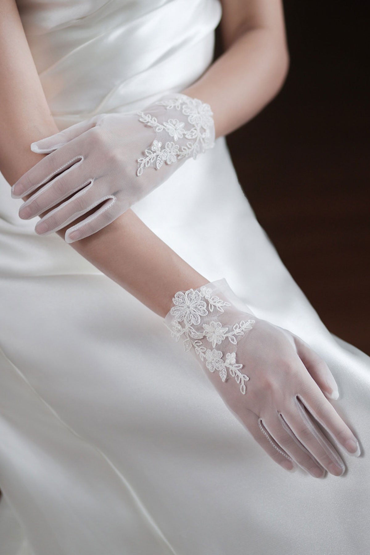 Gants De Mariée Simples