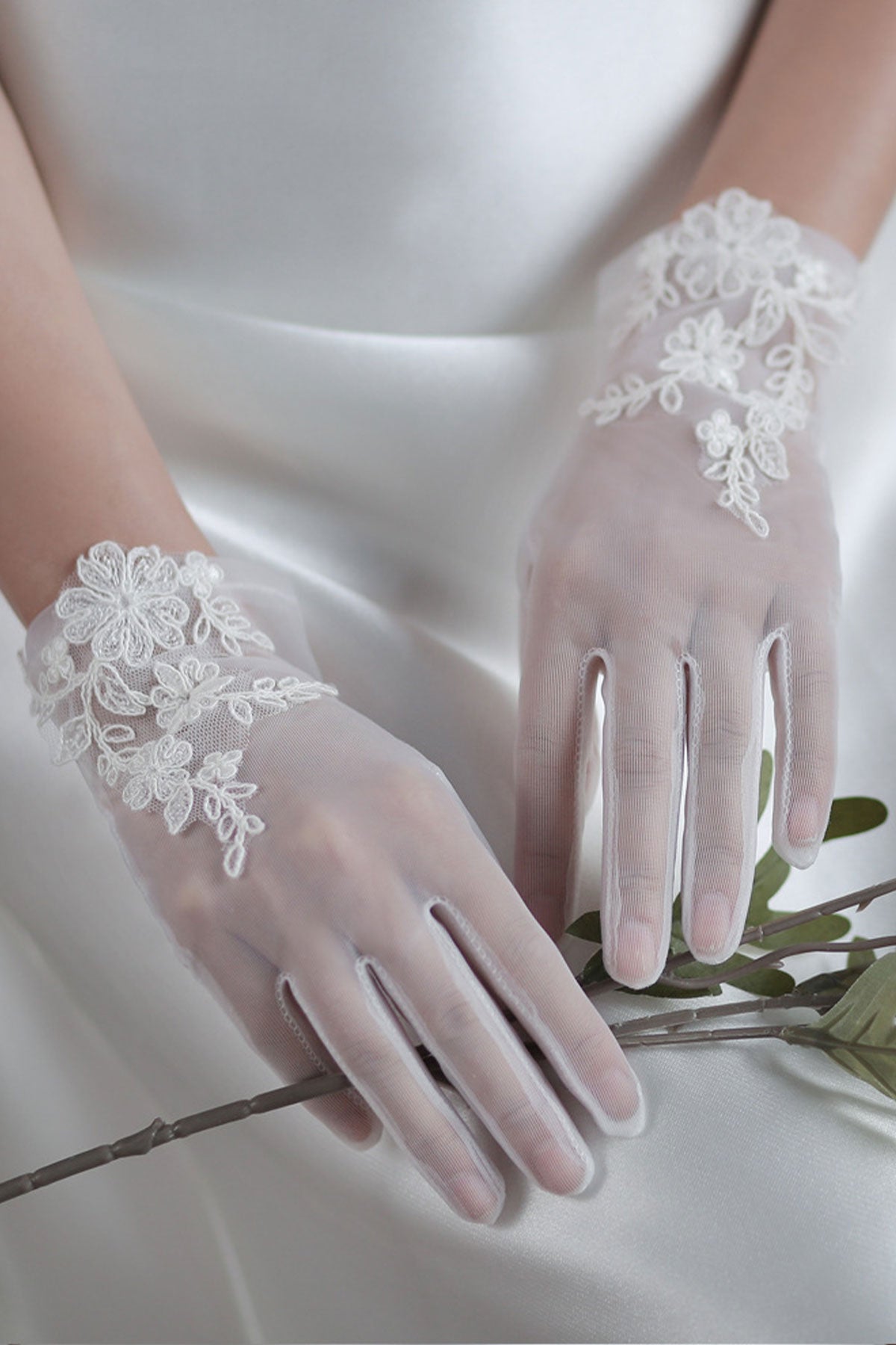 Gants De Mariée Simples