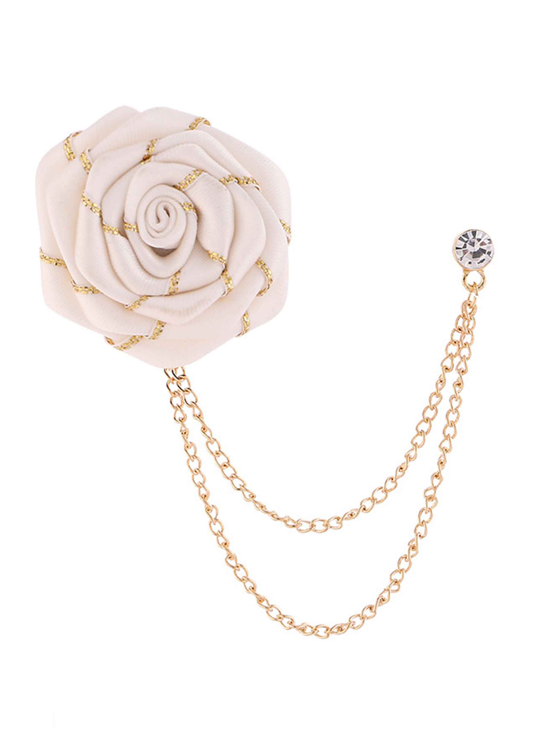 Broches De Revers Pomuyoo Tendance En Forme De Rose Pour Costume Homme