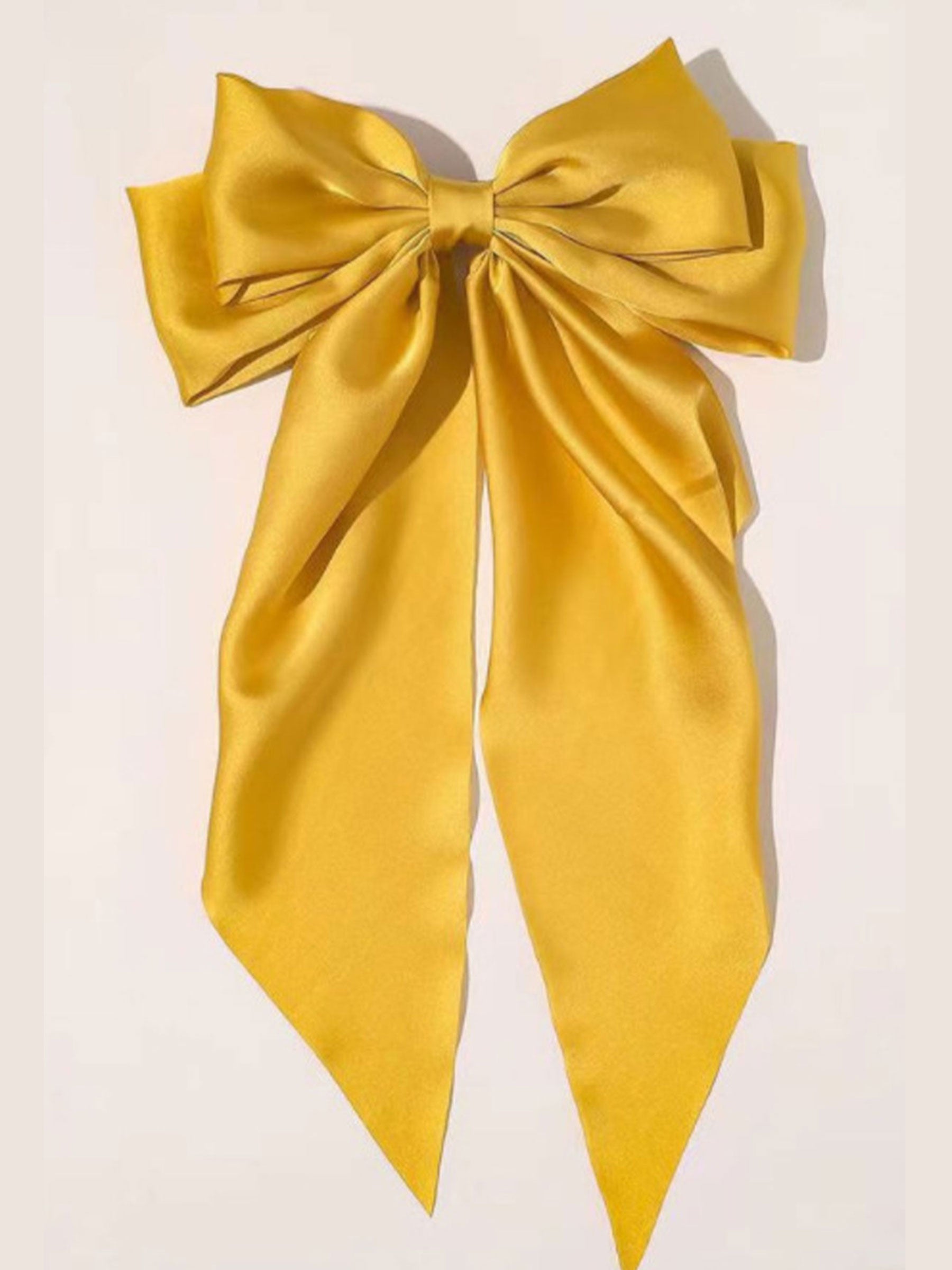 Barrette À Nœud En Satin