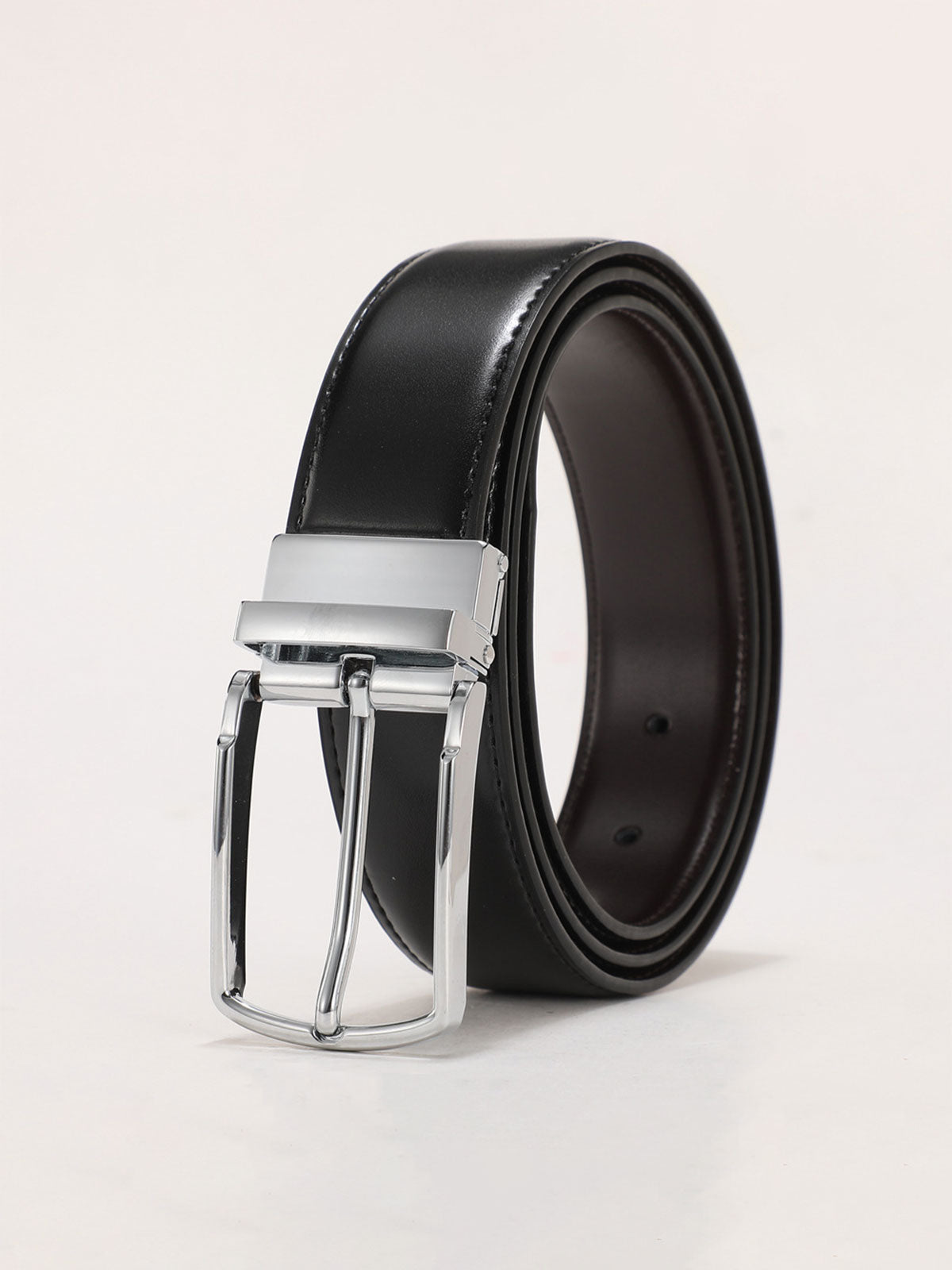 Ceinture Automatique Homme En Cuir Véritable, Modèle Classique Pour Affaires