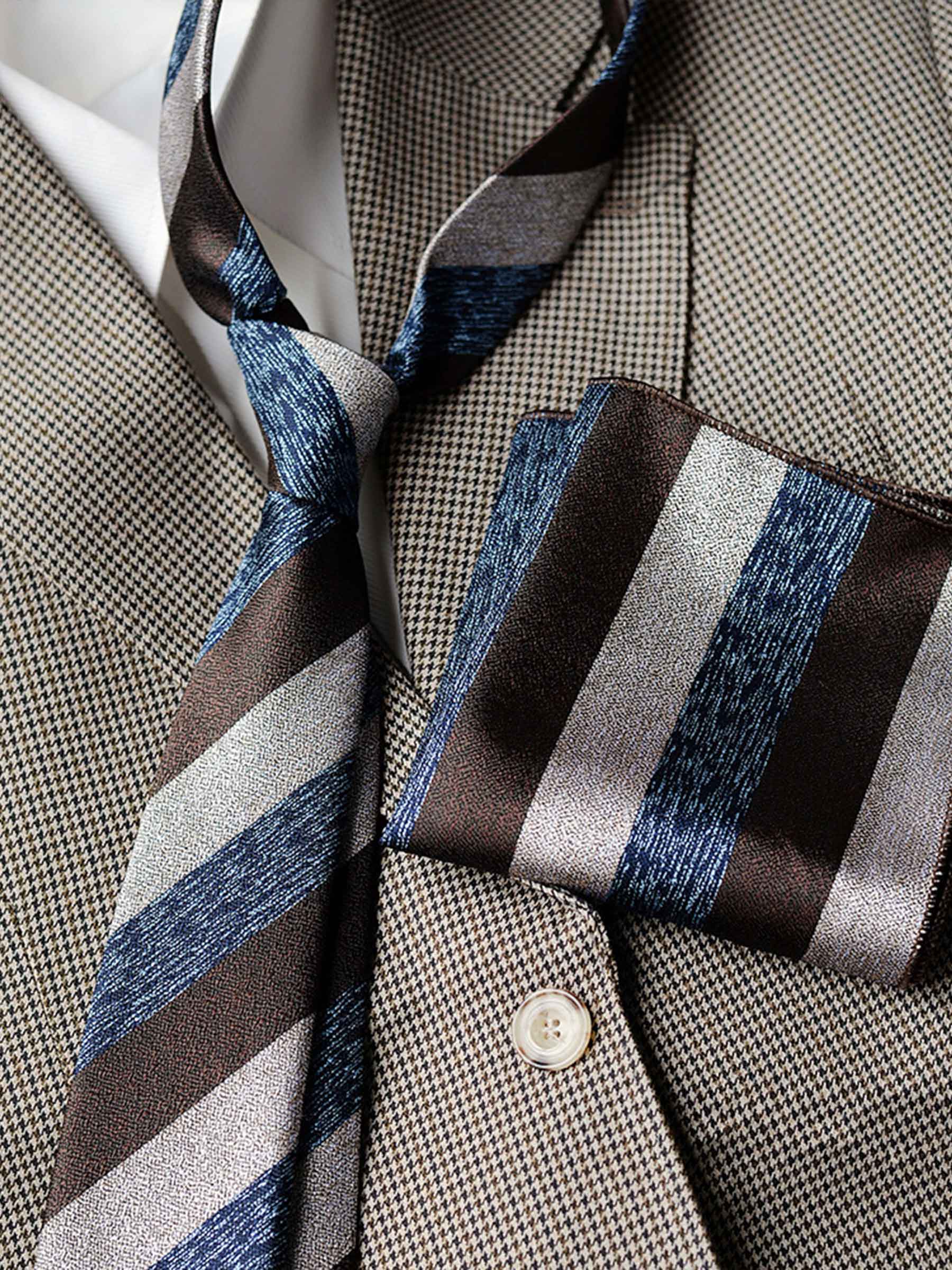 Ensemble Cravate À Motifs Et Pochette Pour Homme