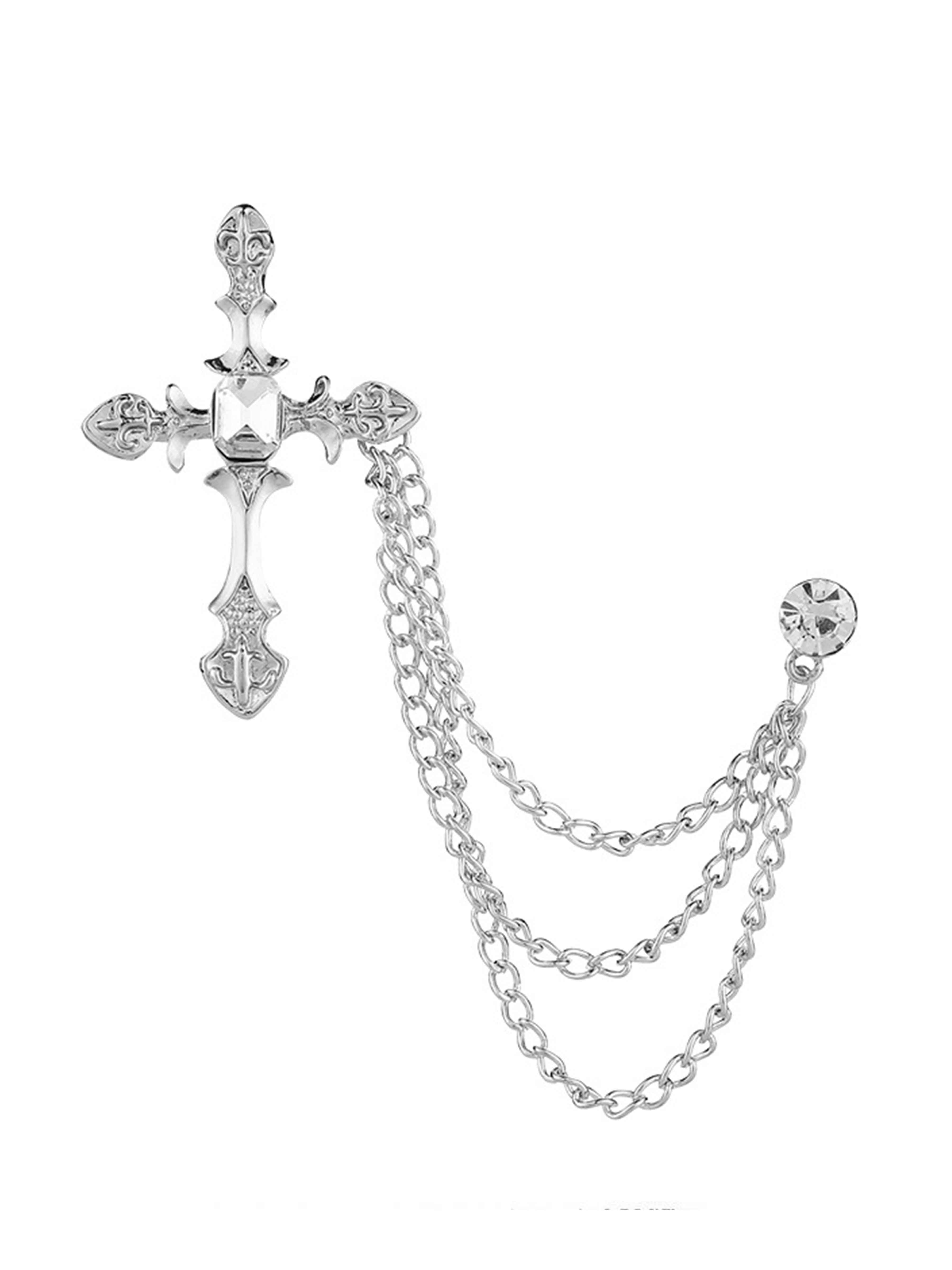 Broches Et Épingles De Revers Modernes En Argent Pour Hommes