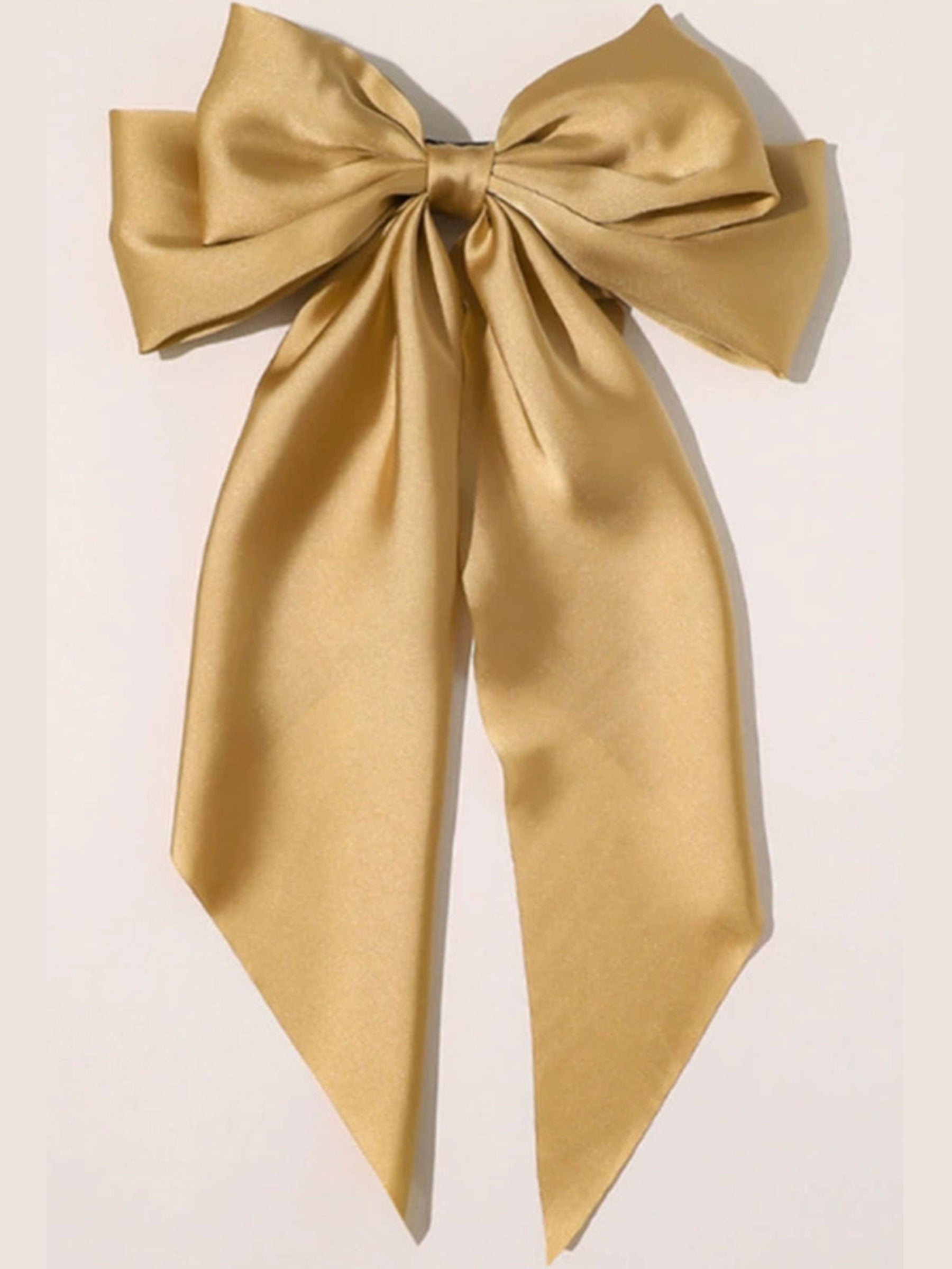 Barrette À Nœud En Satin