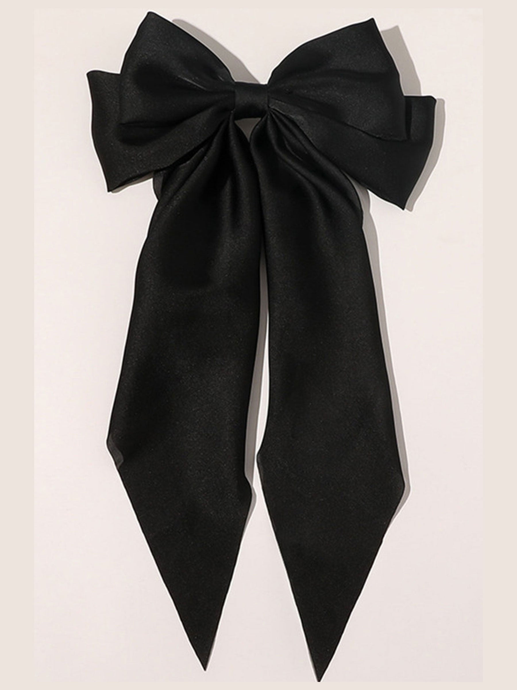 Barrette À Nœud En Satin