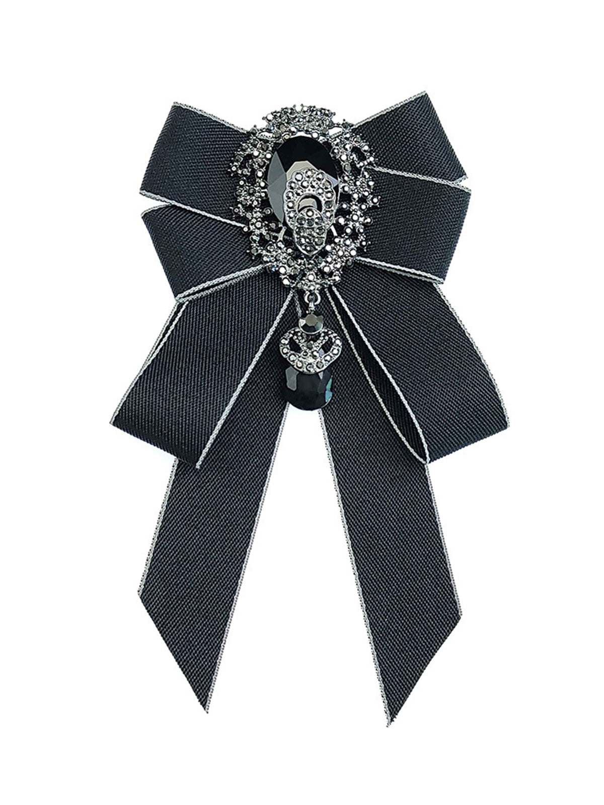 Broche Nœud Papillon Ruban À Strass Pour Homme, Costume Et Tenues De Cérémonie