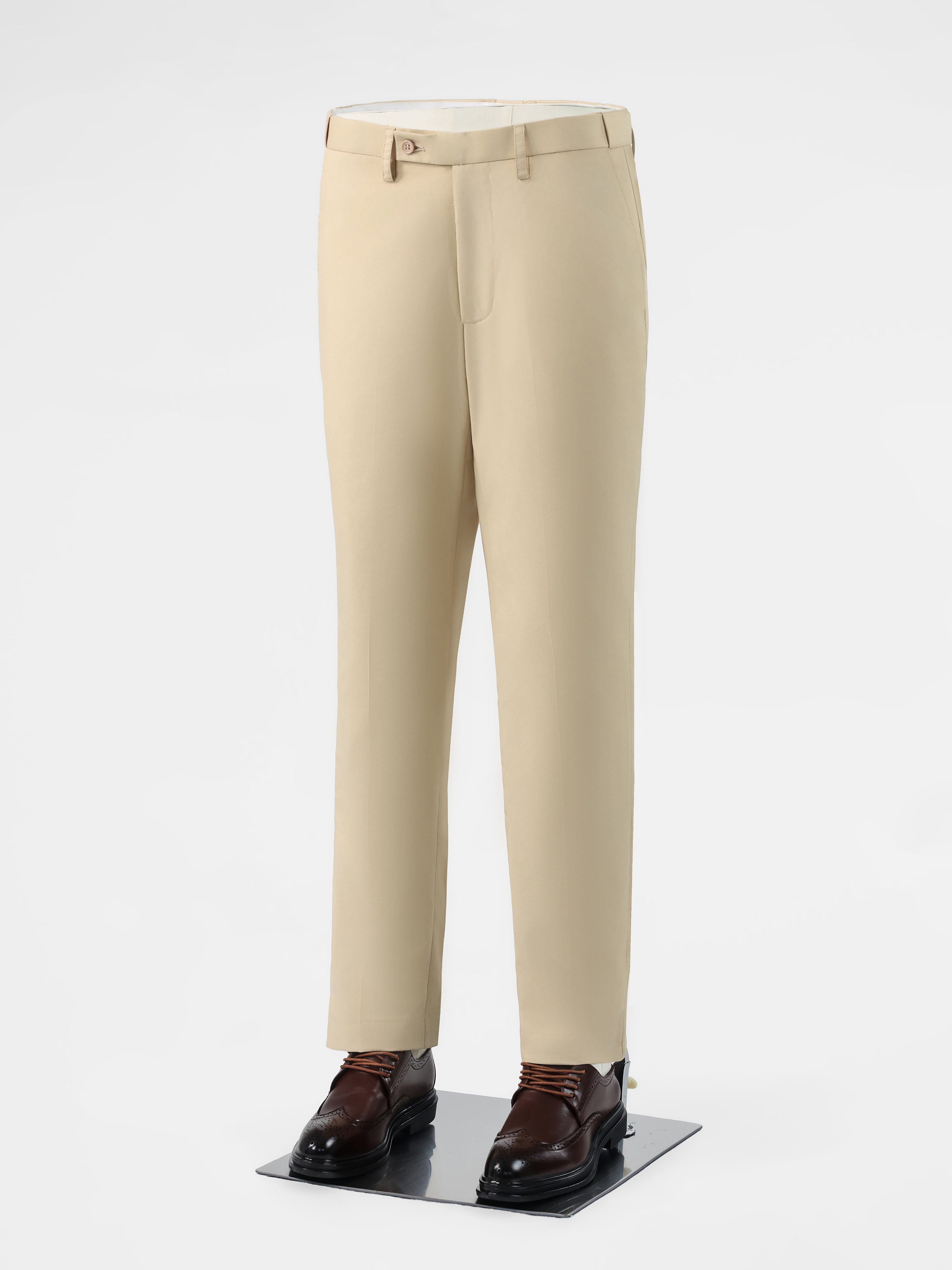 Pantalon De Costume Homme À Moderne Classique Uni