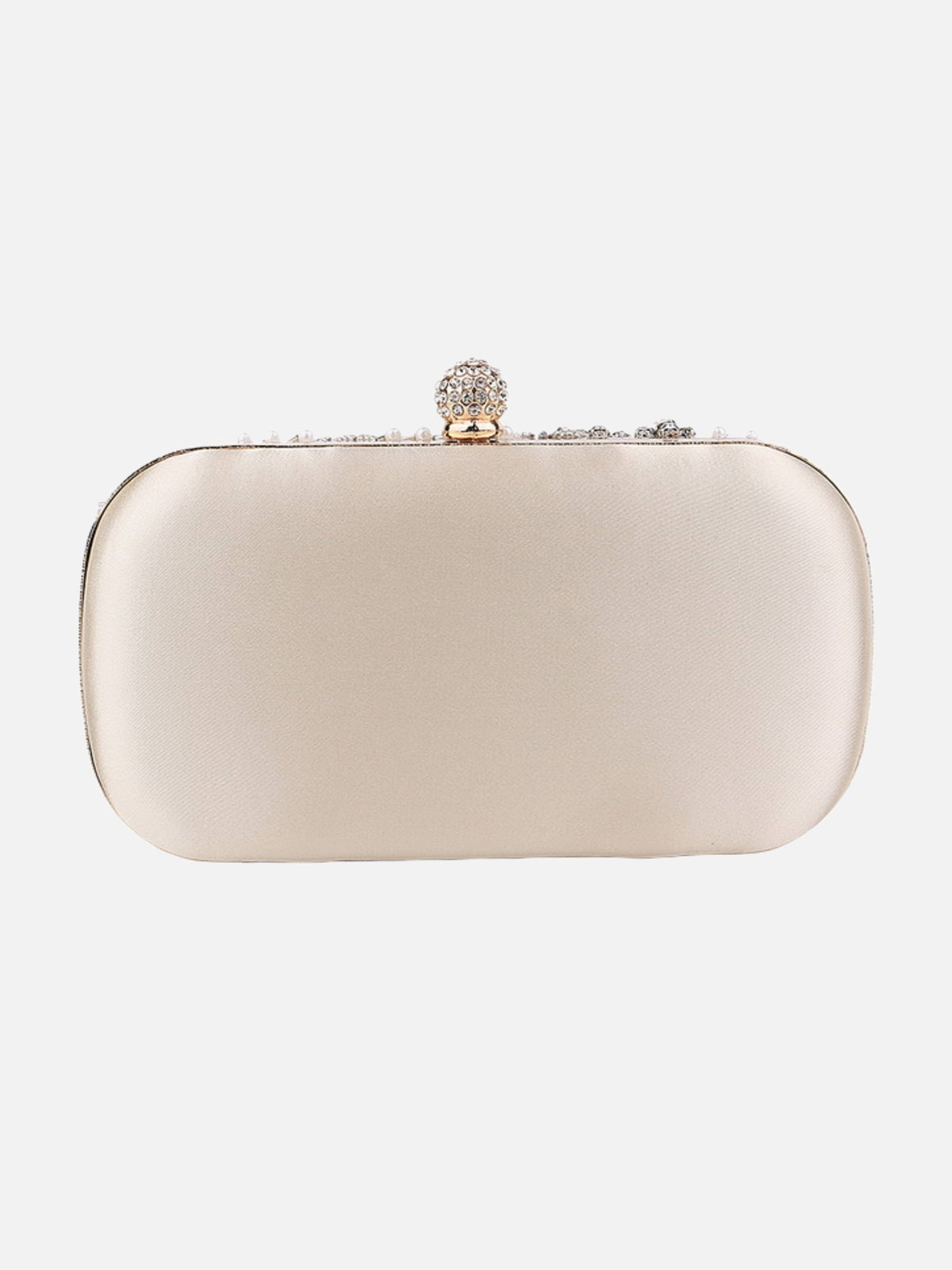 Pochette De Soirée Habillée Brodée De Perles