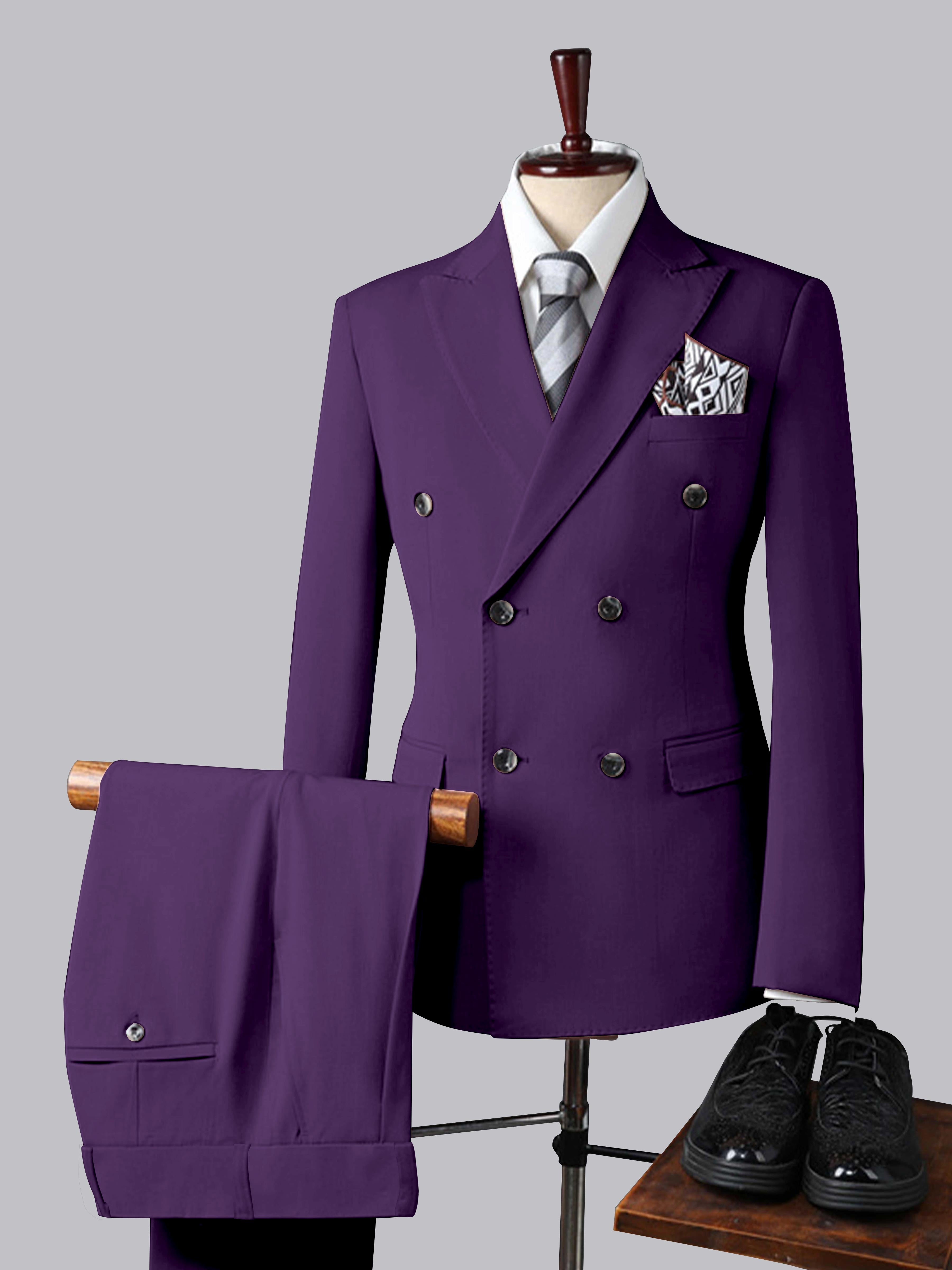 Costume Homme 3 Pièces À Double Boutonnage Classique