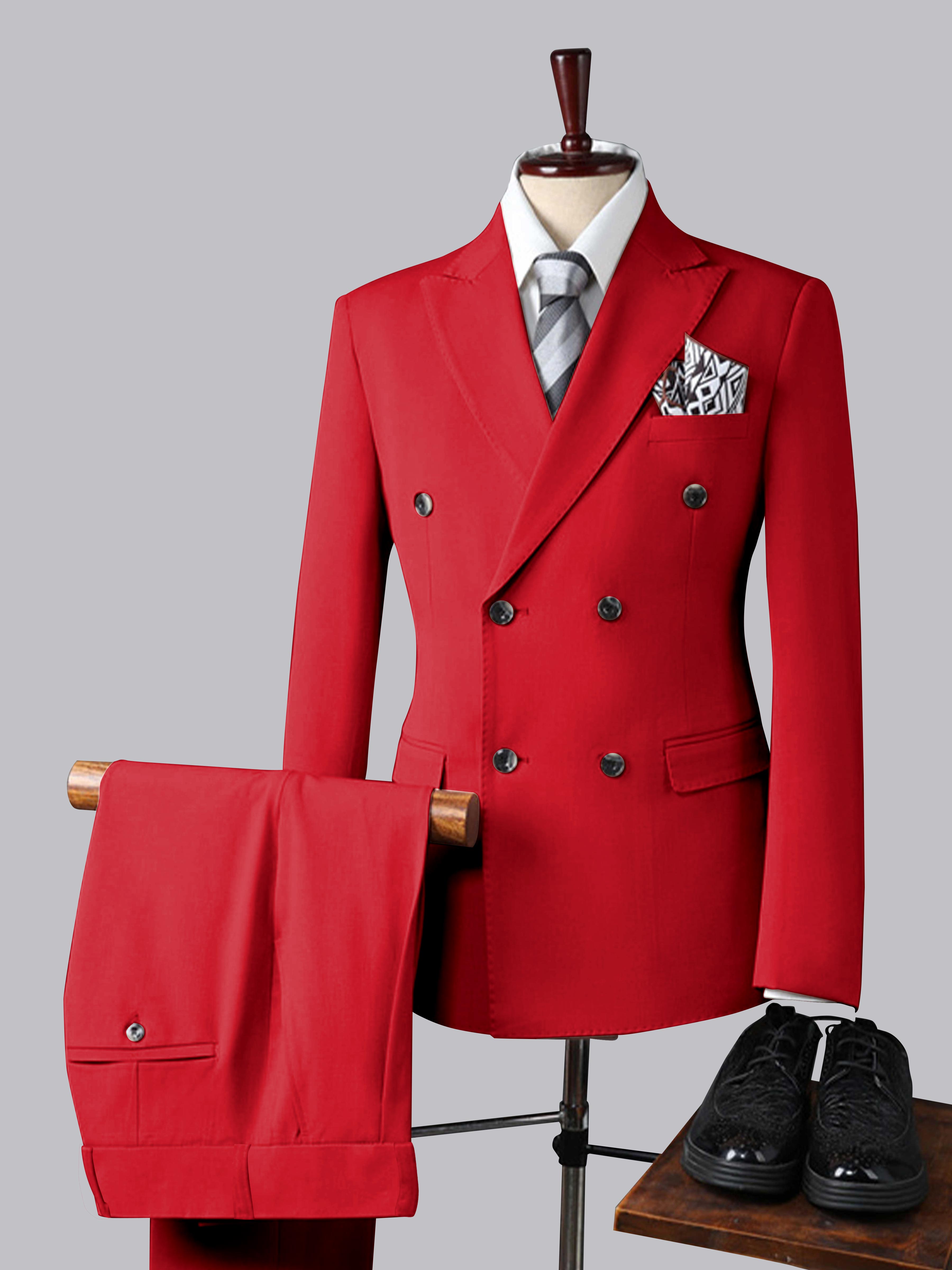 Costume Homme 3 Pièces À Double Boutonnage Classique