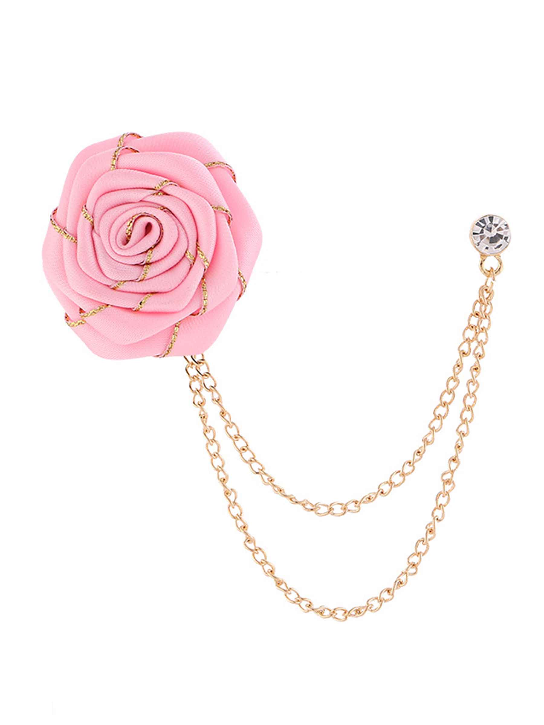 Broches De Revers Pomuyoo Tendance En Forme De Rose Pour Costume Homme