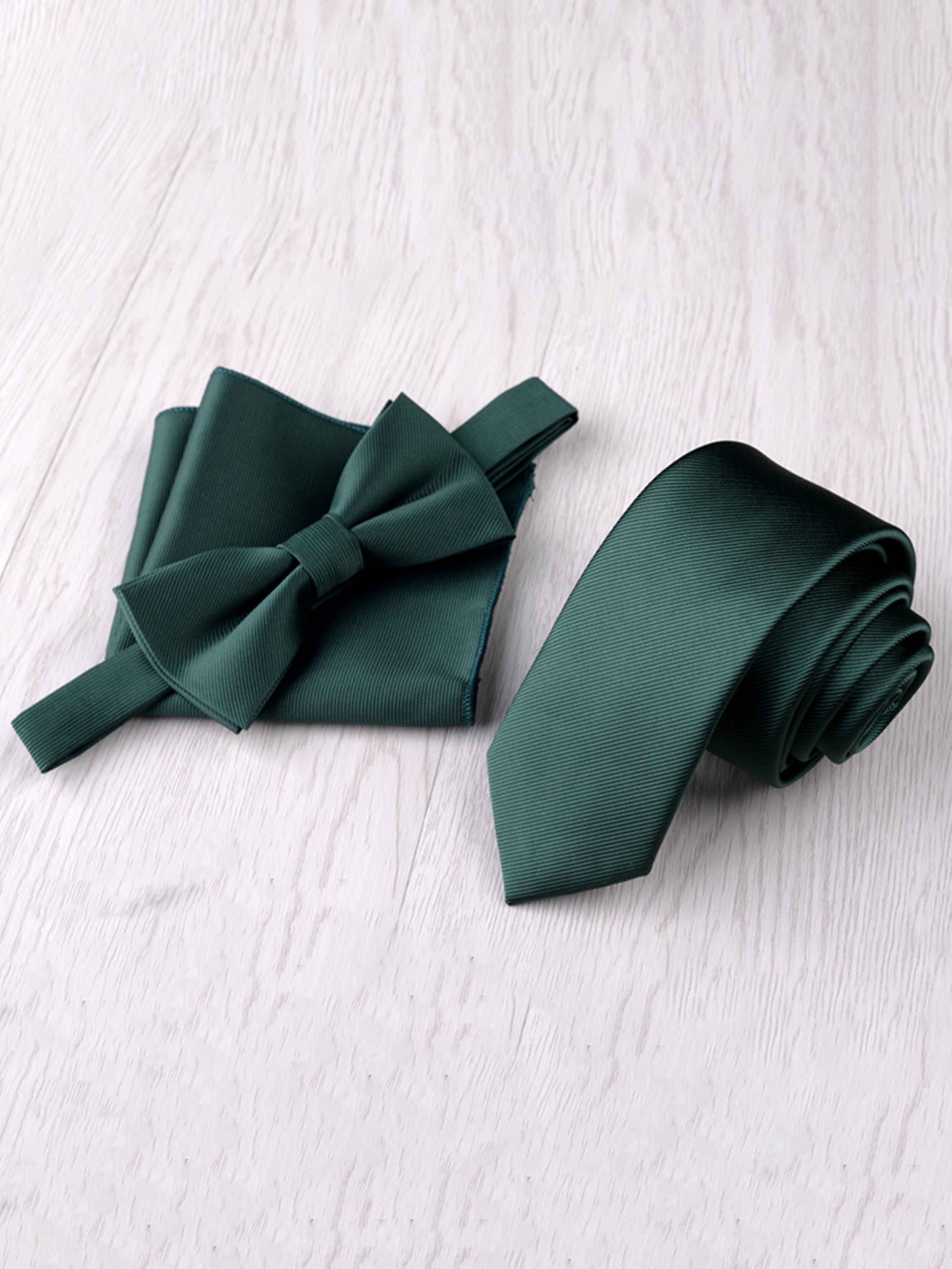 Ensembles Cravate En Satin Classiques Pour Homme