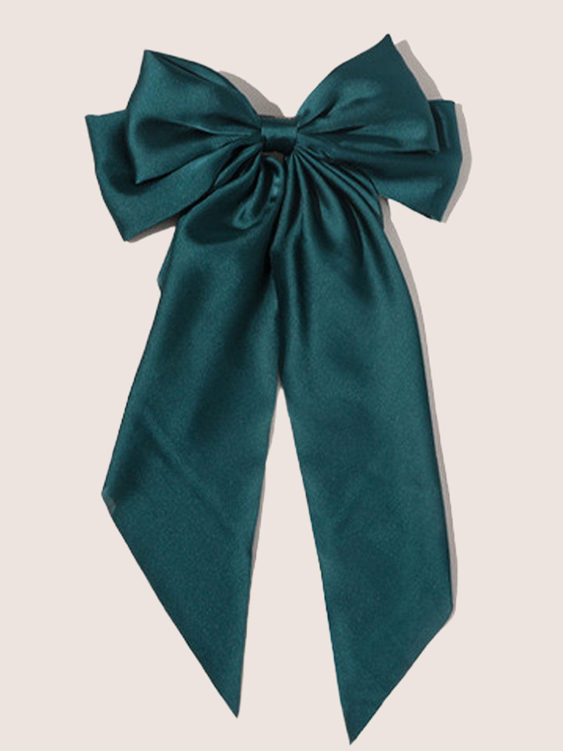 Barrette À Nœud En Satin