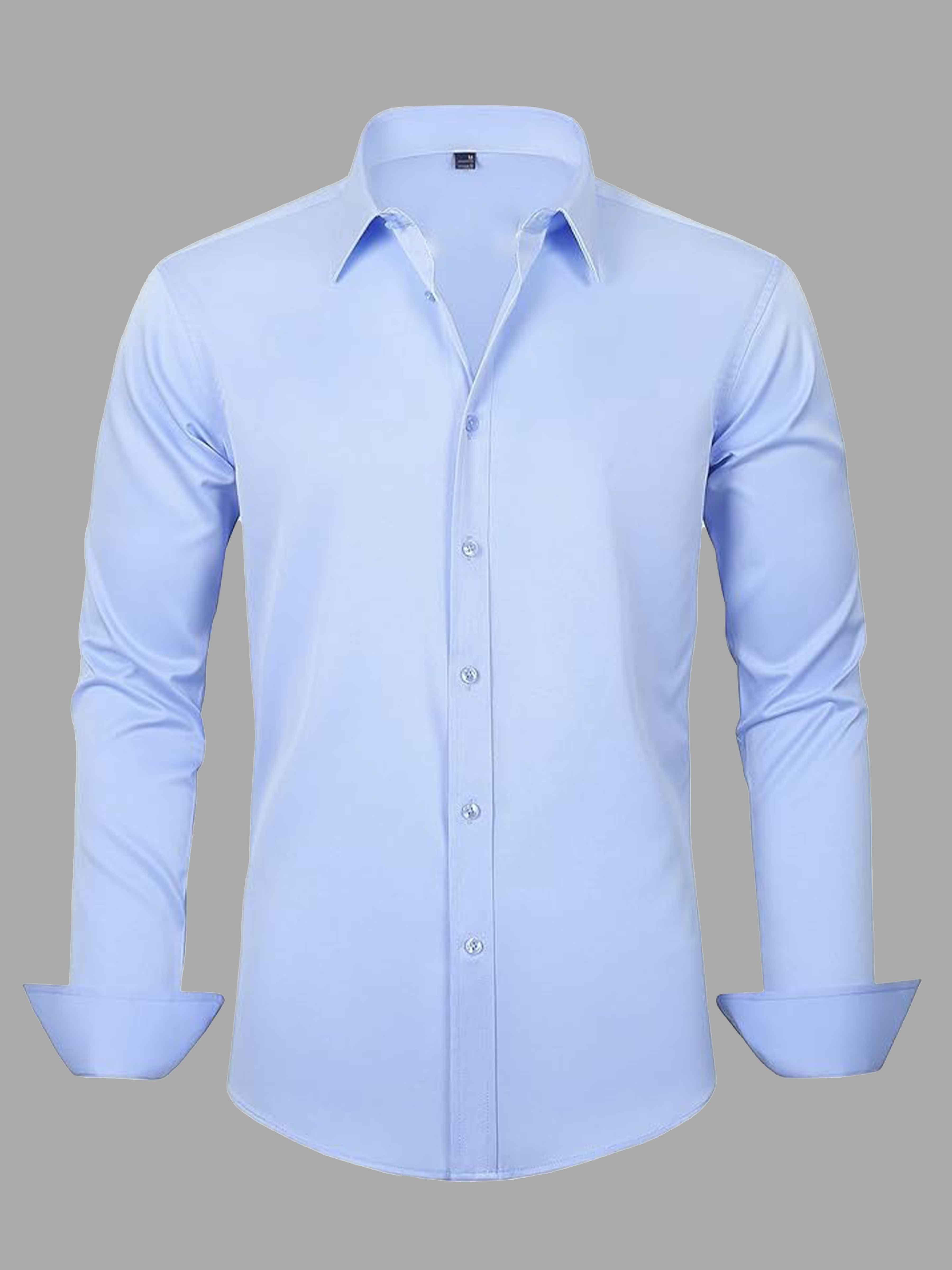 Chemise Extensible Sans Repassage Pour Homme Pour Mariage Et Bal De Fin D'Année