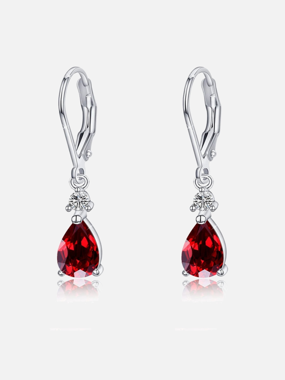 Boucles D'Oreilles Dormeuses En Cristal En Forme De Goutte