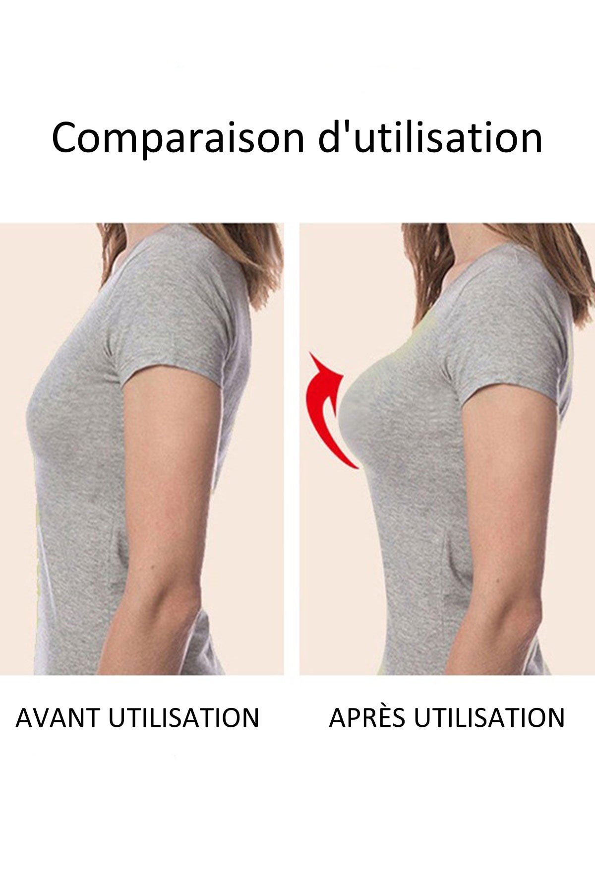 Soutien-Gorge Silicone Adhésif Sans Dos Sans Armatures Avec Cache-Tétons
