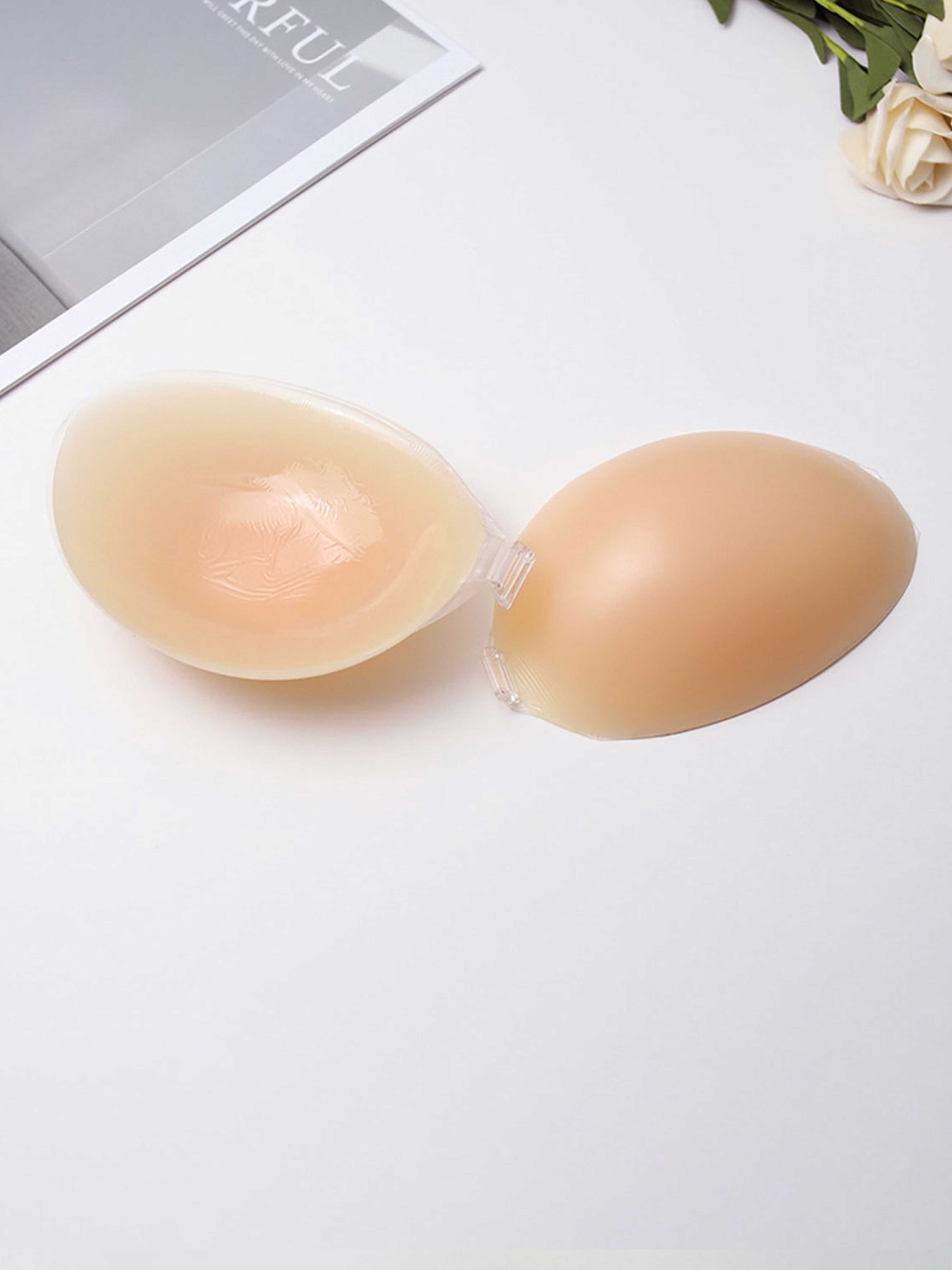 Soutien-Gorge Silicone Adhésif Sans Dos Sans Armatures Avec Cache-Tétons