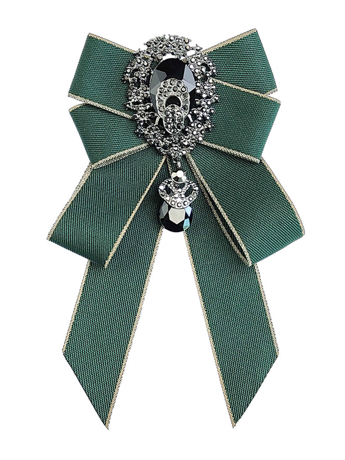 Broche Nœud Papillon Ruban À Strass Pour Homme, Costume Et Tenues De Cérémonie