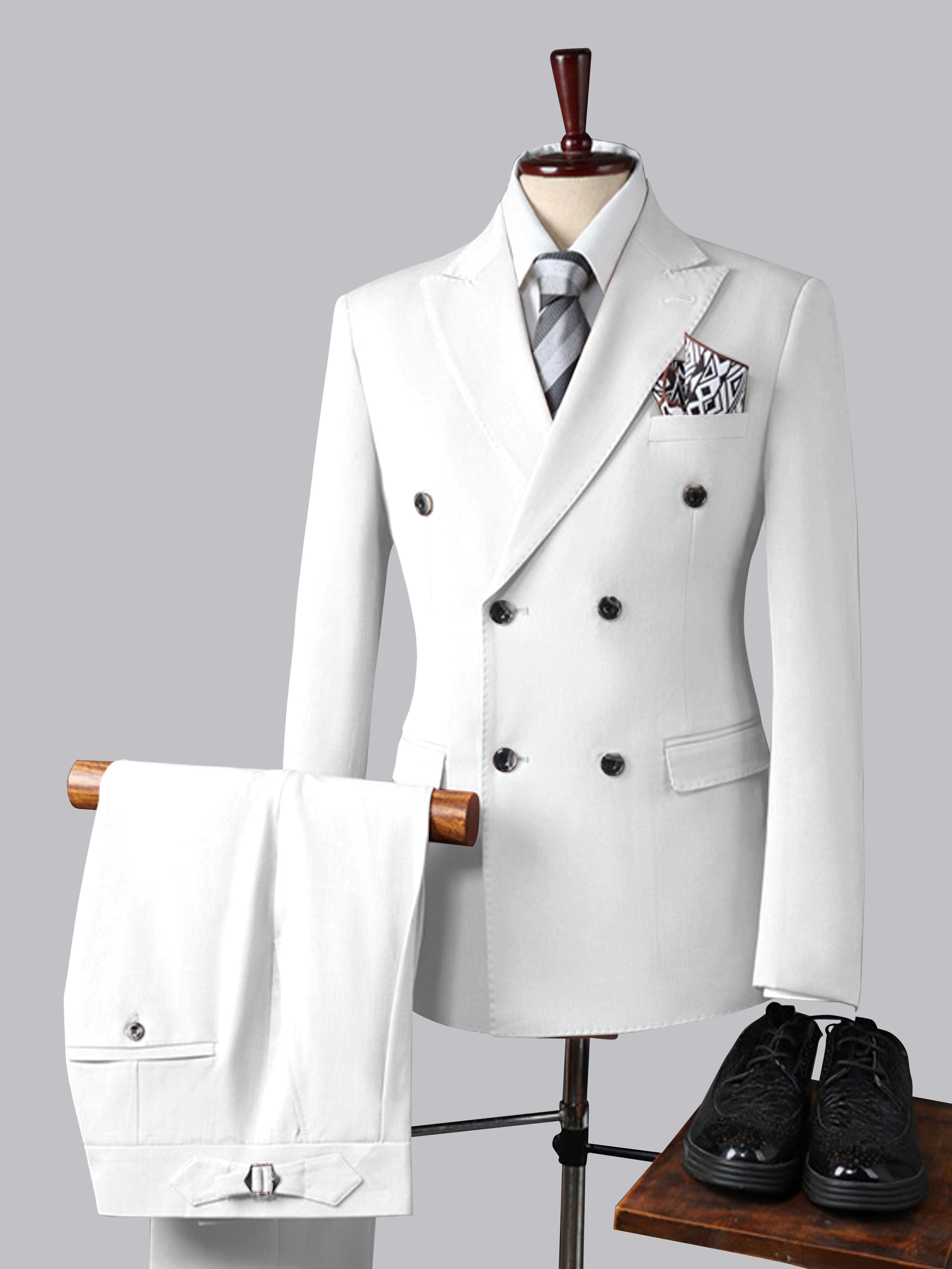 Costume Homme 3 Pièces À Double Boutonnage Classique
