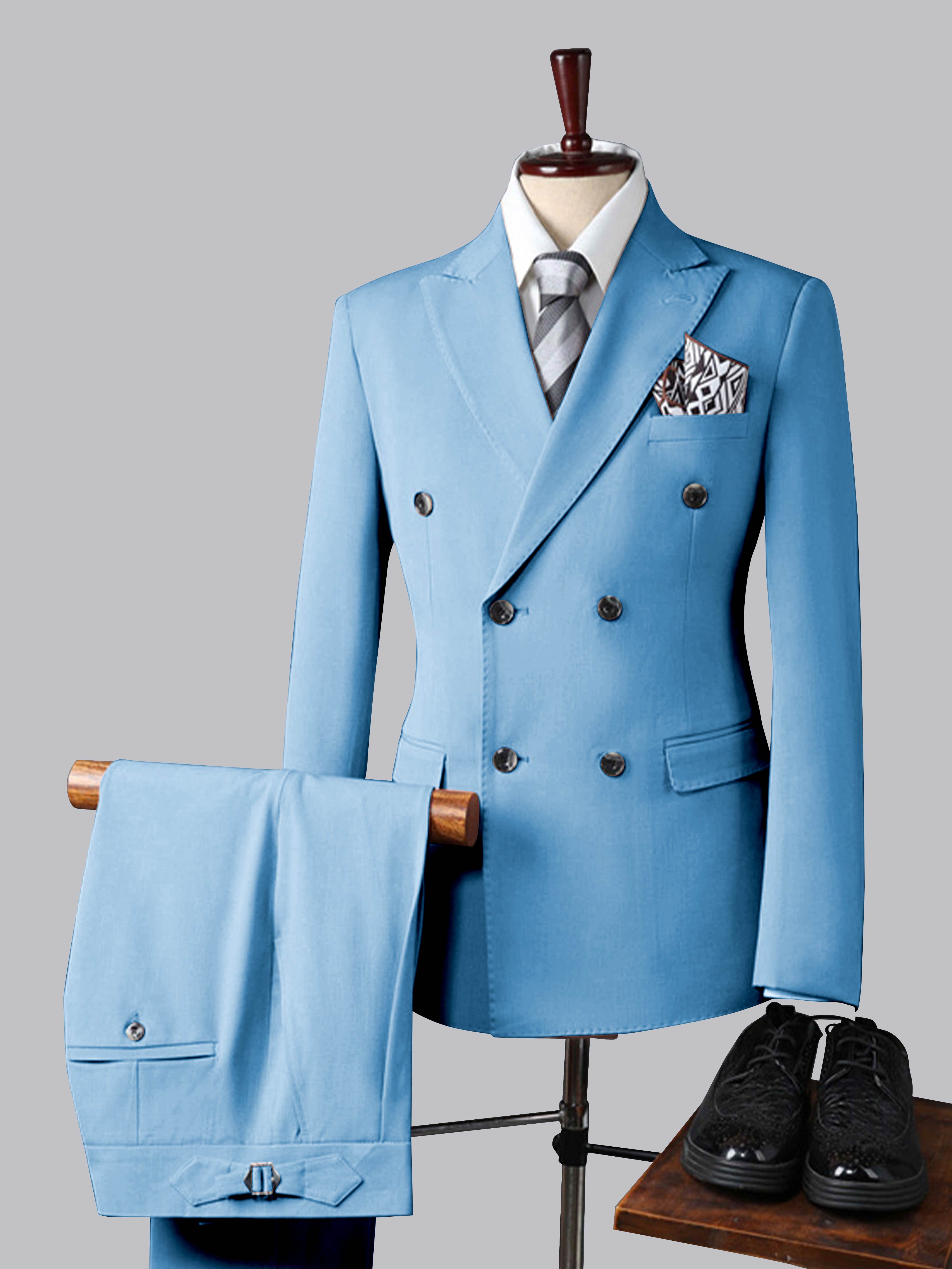 Costume Homme 3 Pièces À Double Boutonnage Classique