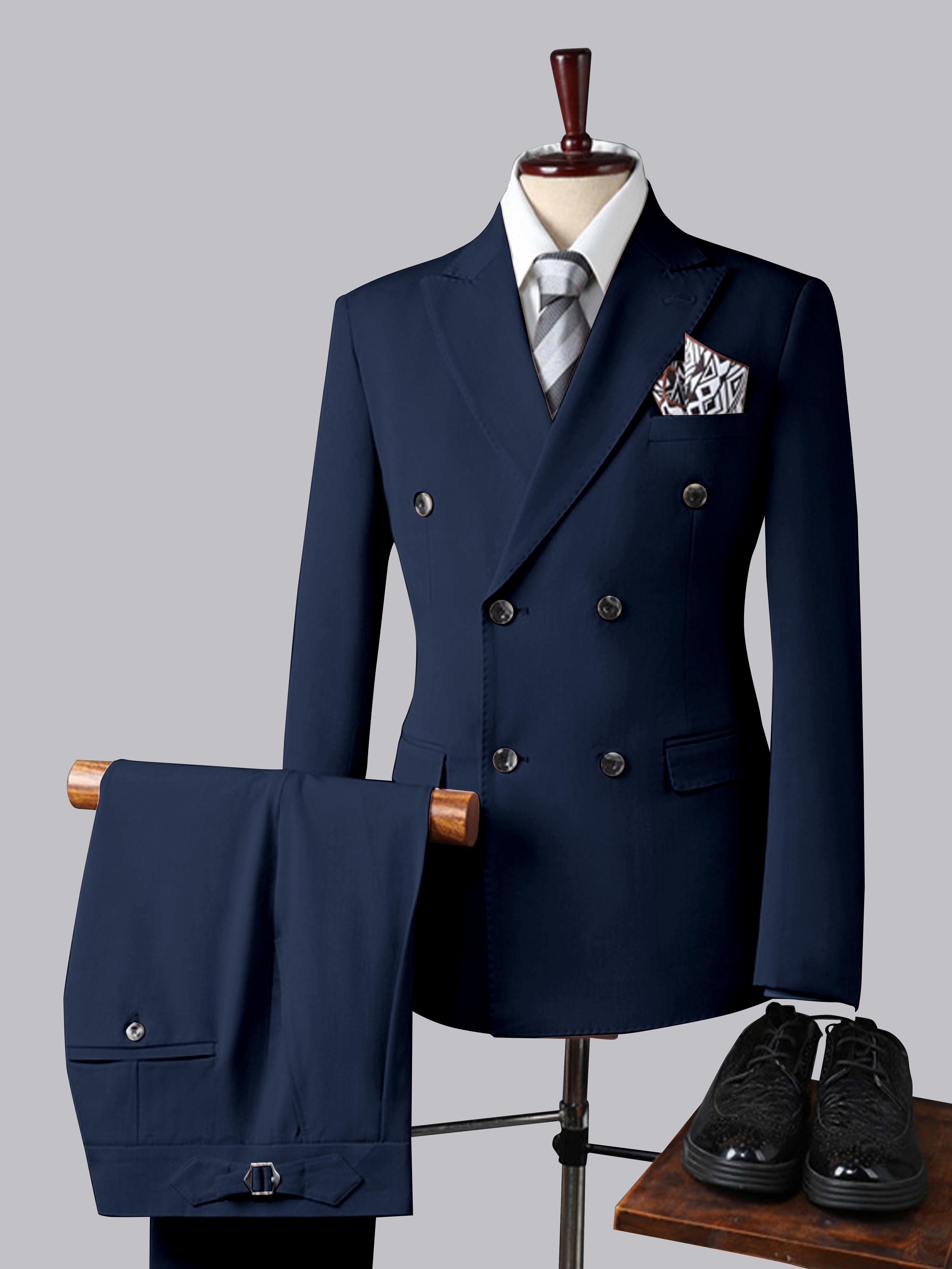 Costume Homme 3 Pièces À Double Boutonnage Classique