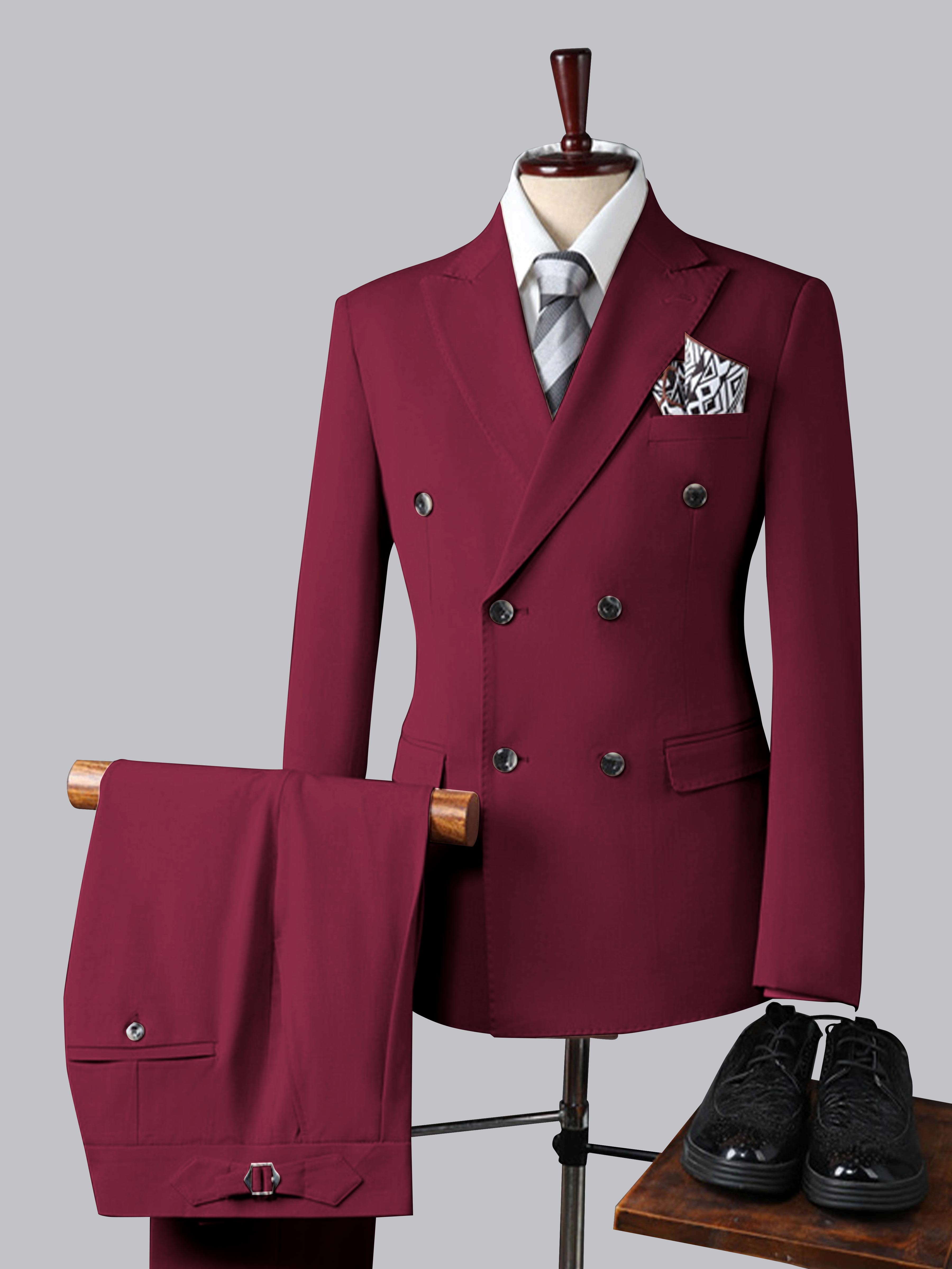 Costume Homme 3 Pièces À Double Boutonnage Classique