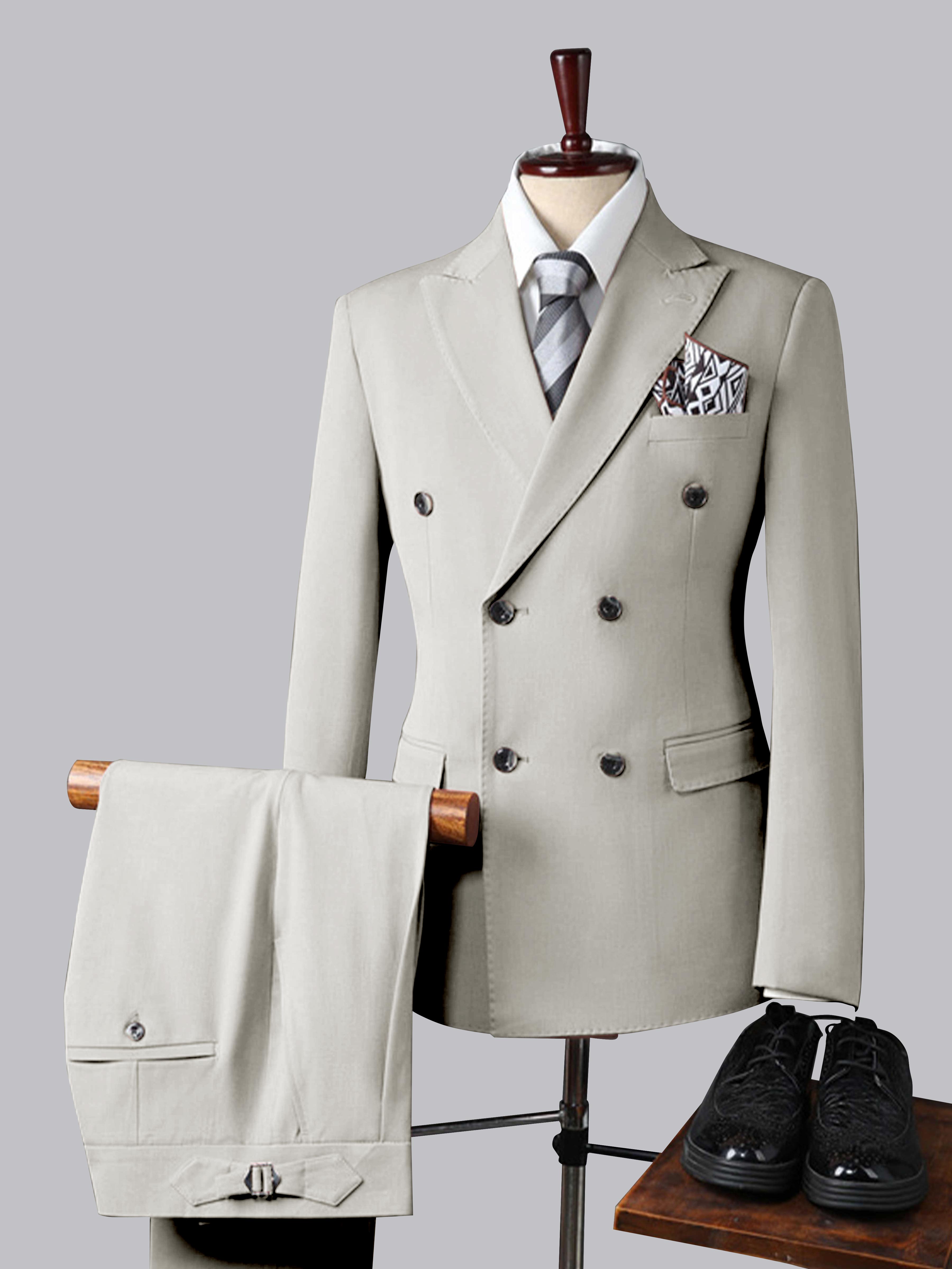 Costume Homme 3 Pièces À Double Boutonnage Classique