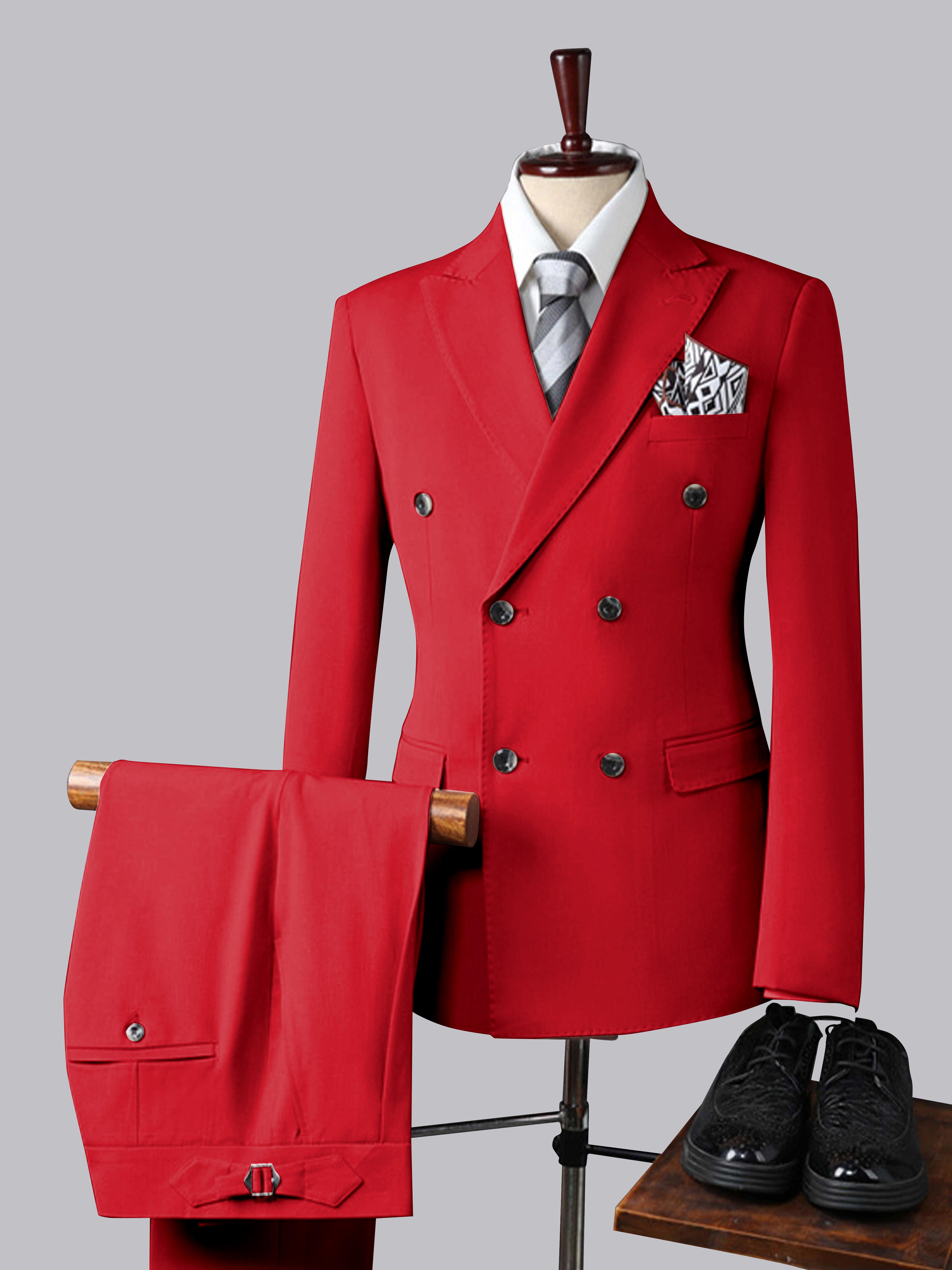Costume Homme 3 Pièces À Double Boutonnage Classique