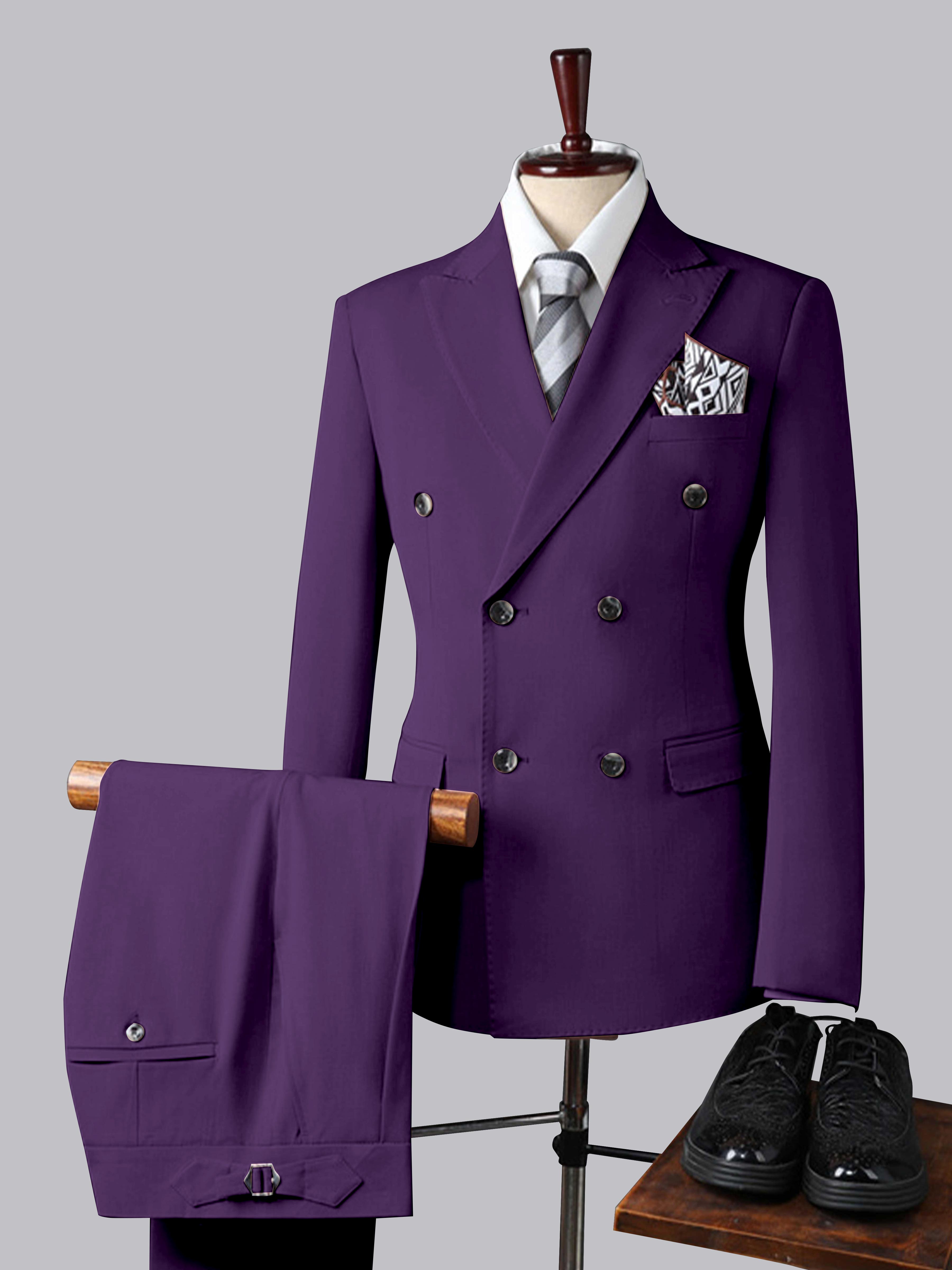 Costume Homme 3 Pièces À Double Boutonnage Classique