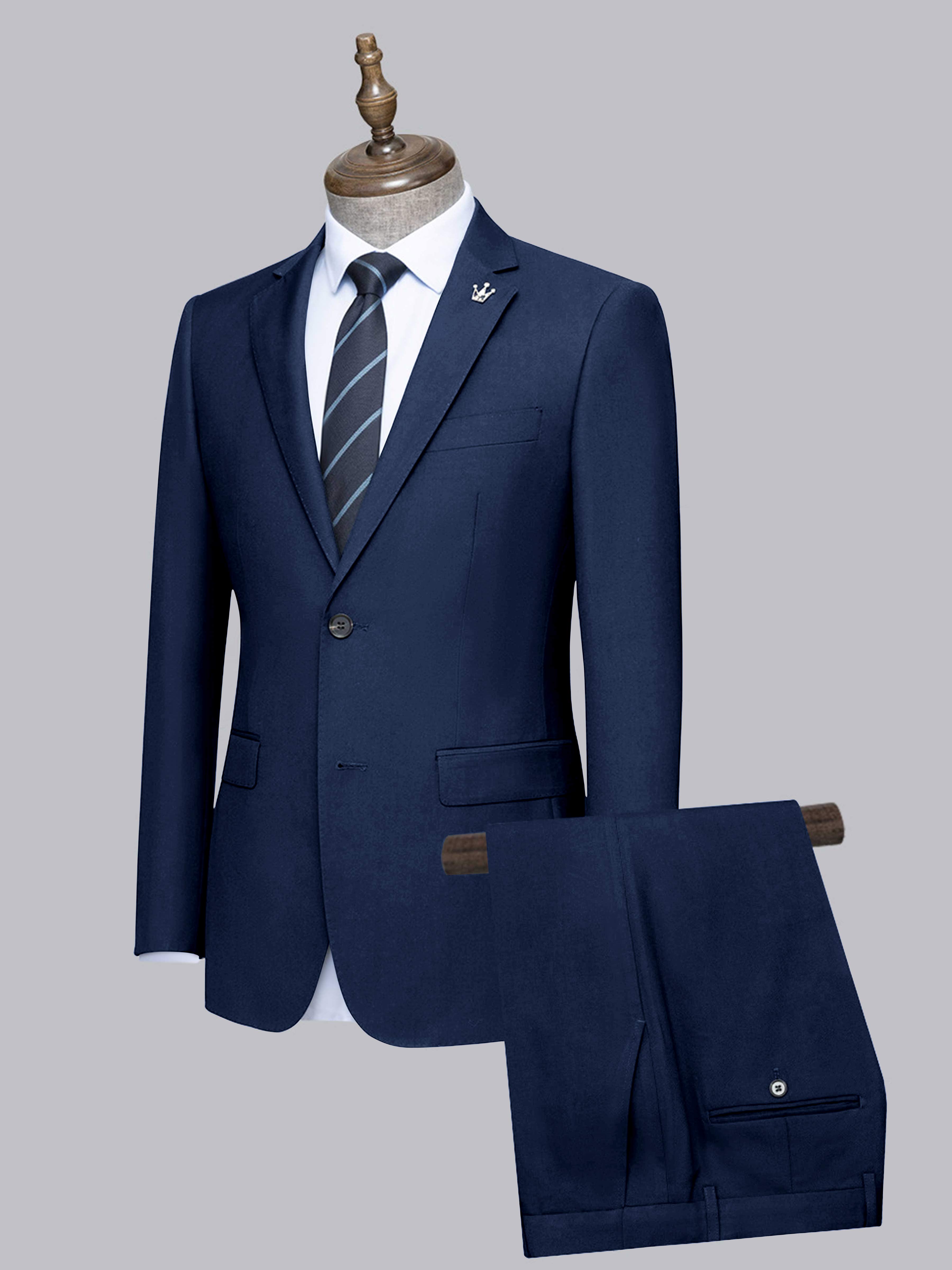 Costume Homme De Mariage 2 Pièces À Simple Boutonnage Ajusté
