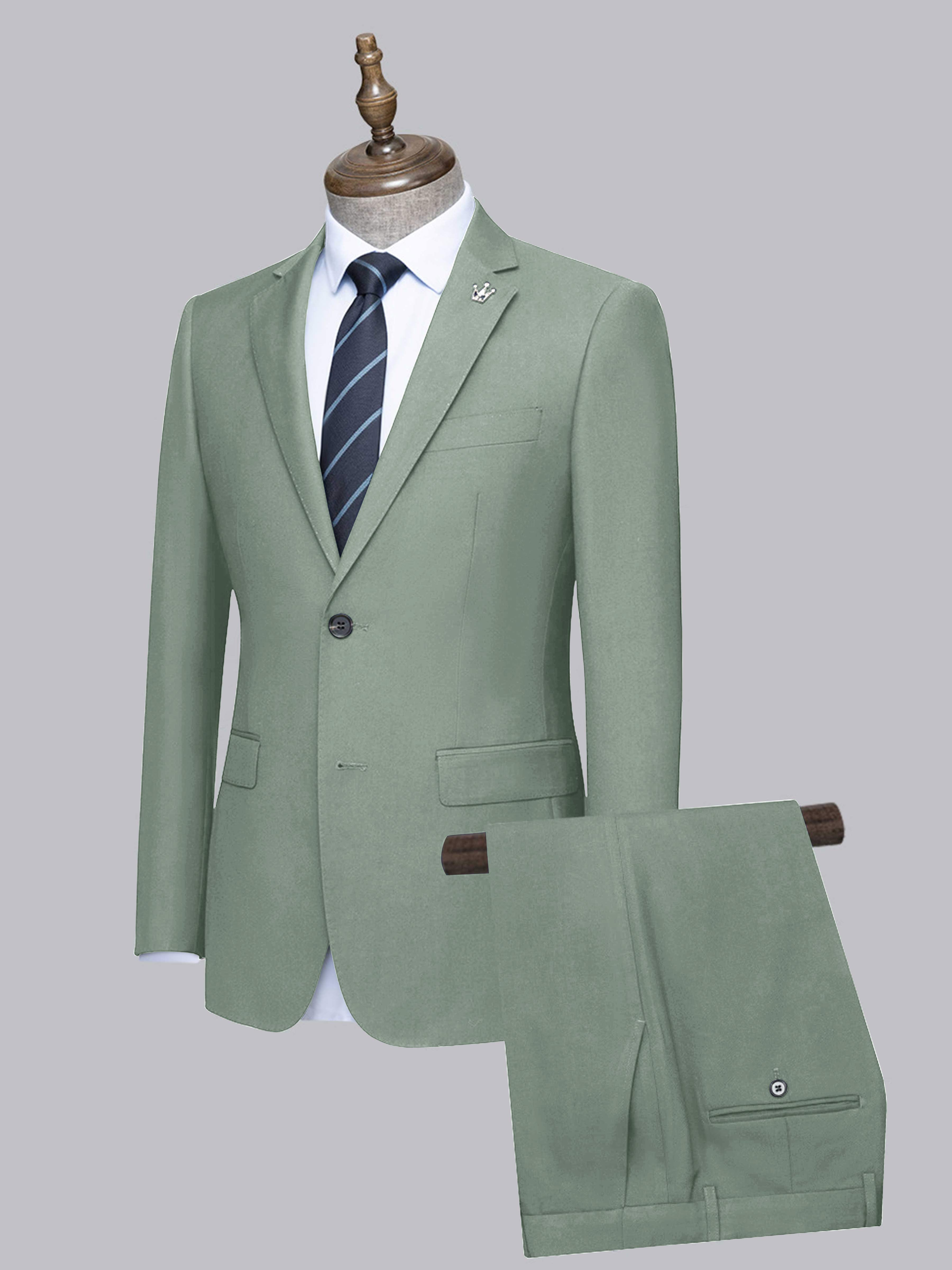 Costume Homme De Mariage 2 Pièces À Simple Boutonnage Ajusté