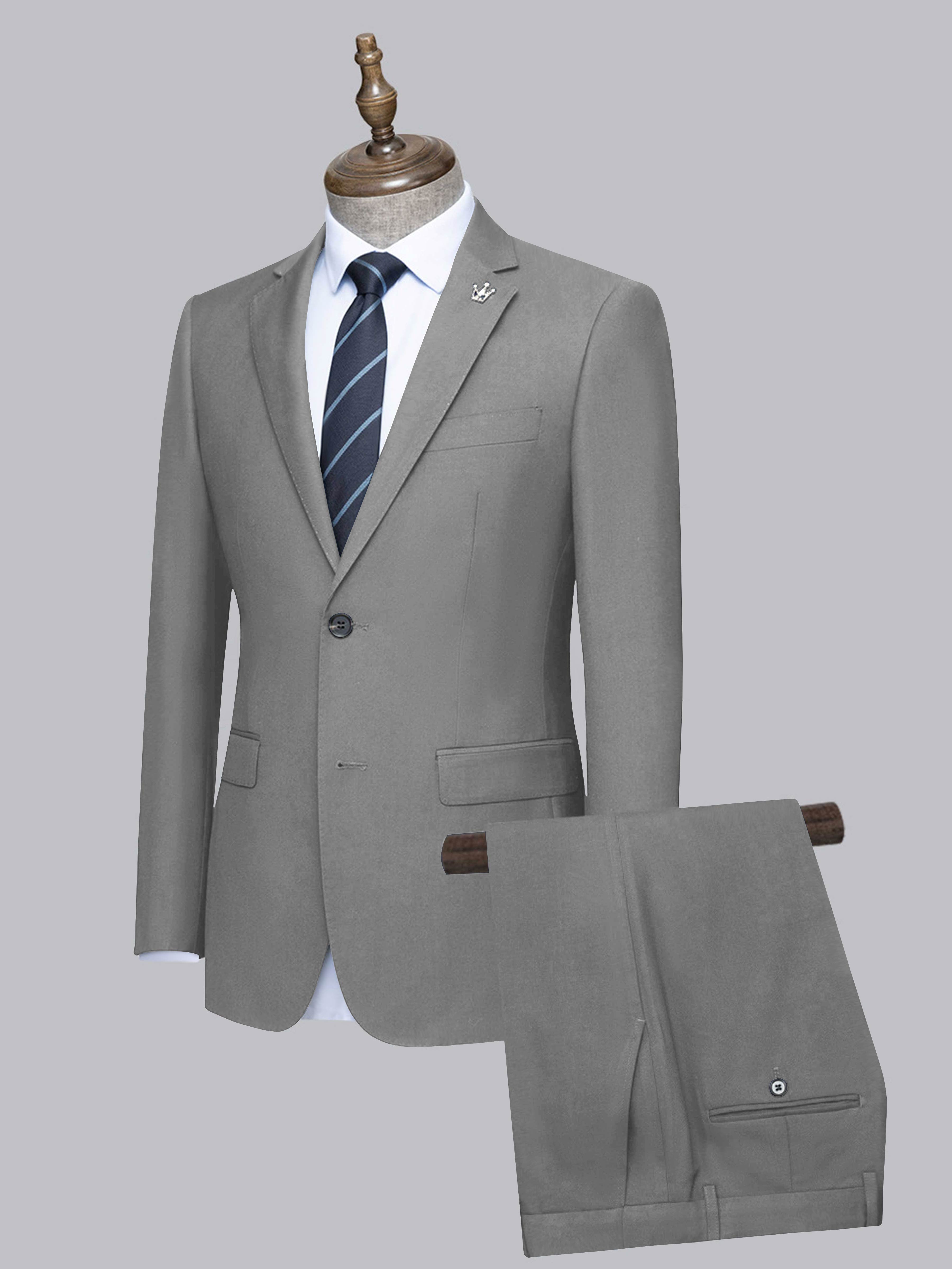 Costume Homme De Mariage 2 Pièces À Simple Boutonnage Ajusté