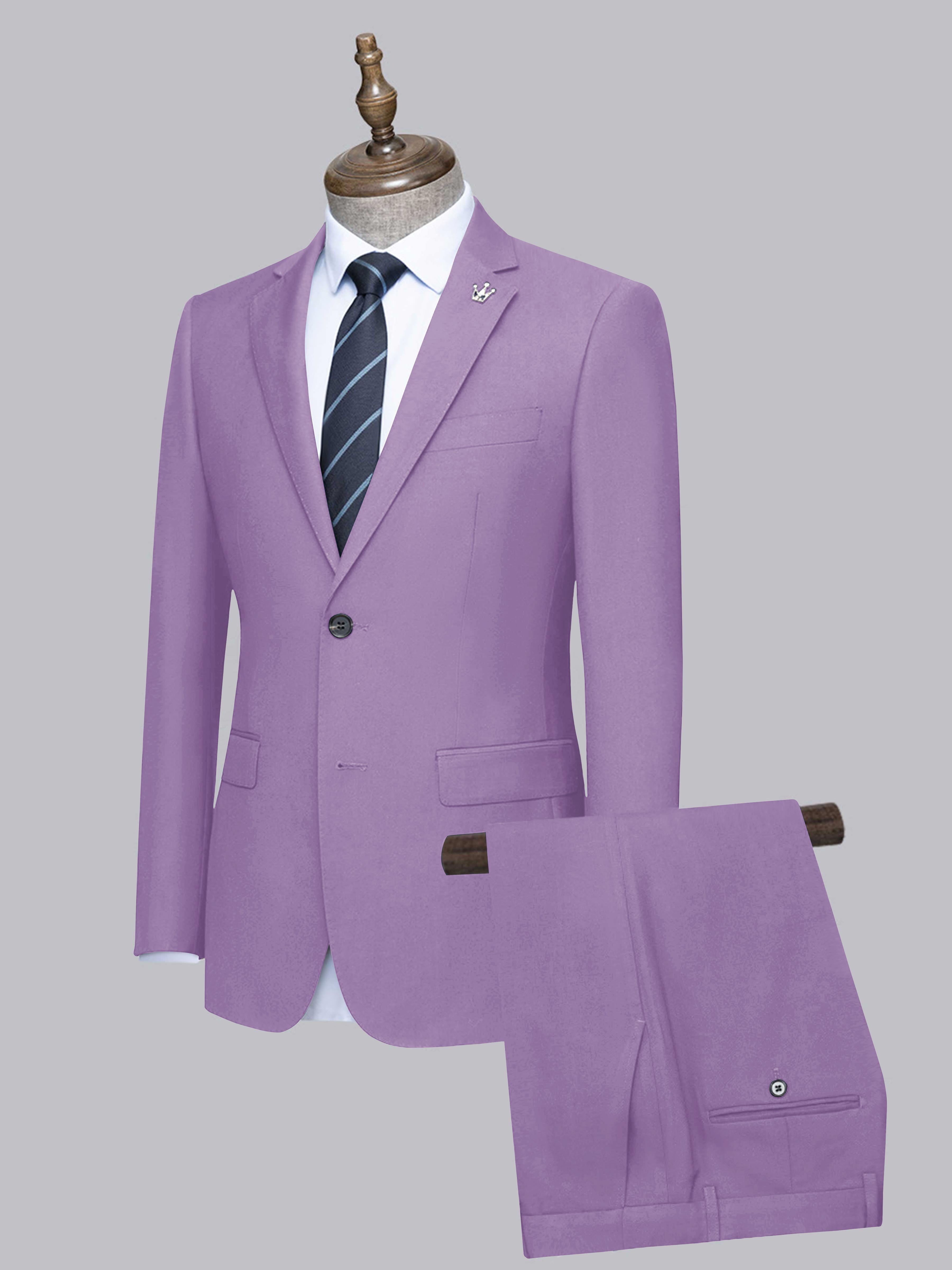 Costume Homme De Mariage 2 Pièces À Simple Boutonnage Ajusté