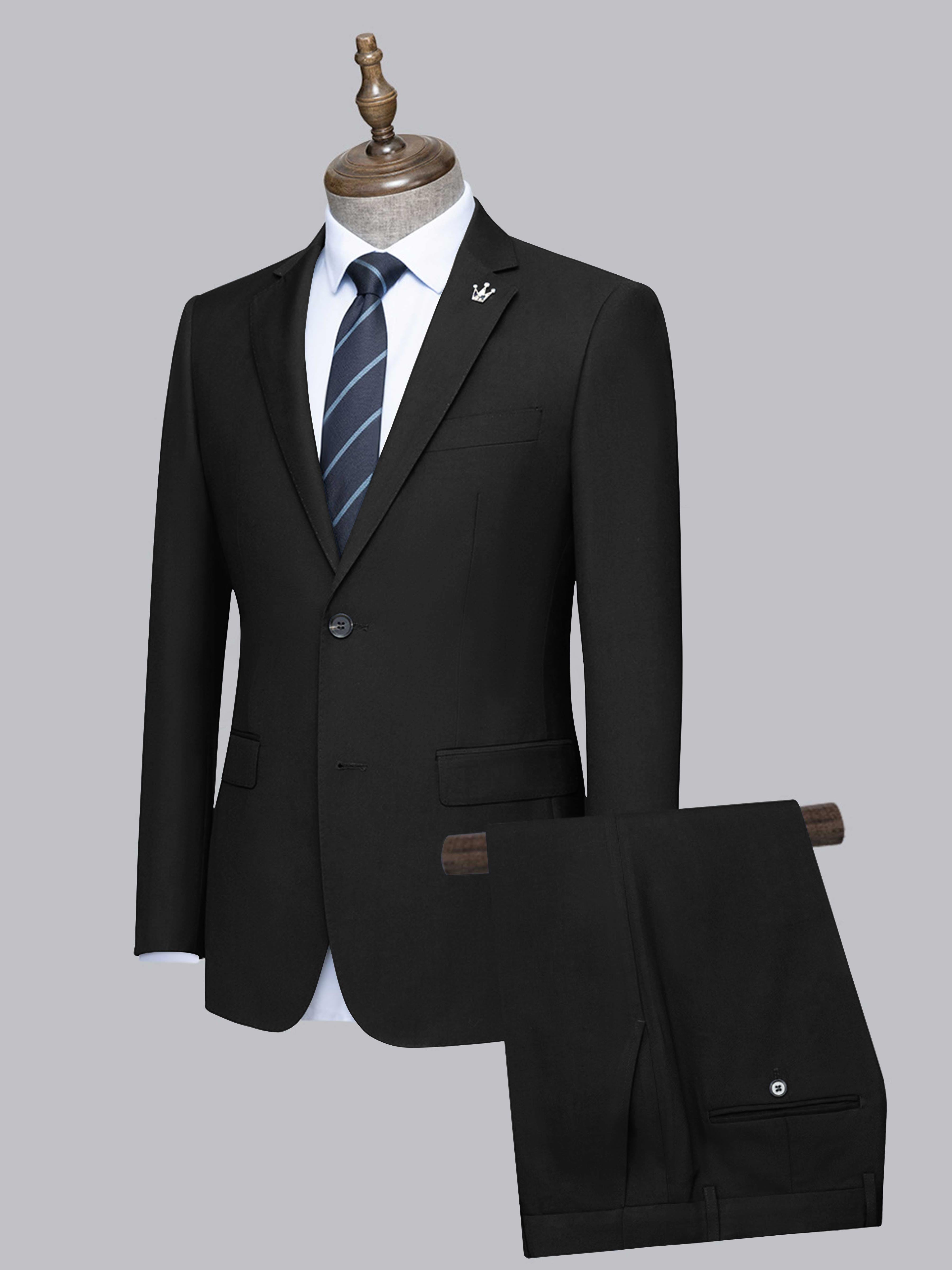 Costume Homme De Mariage 2 Pièces À Simple Boutonnage Ajusté