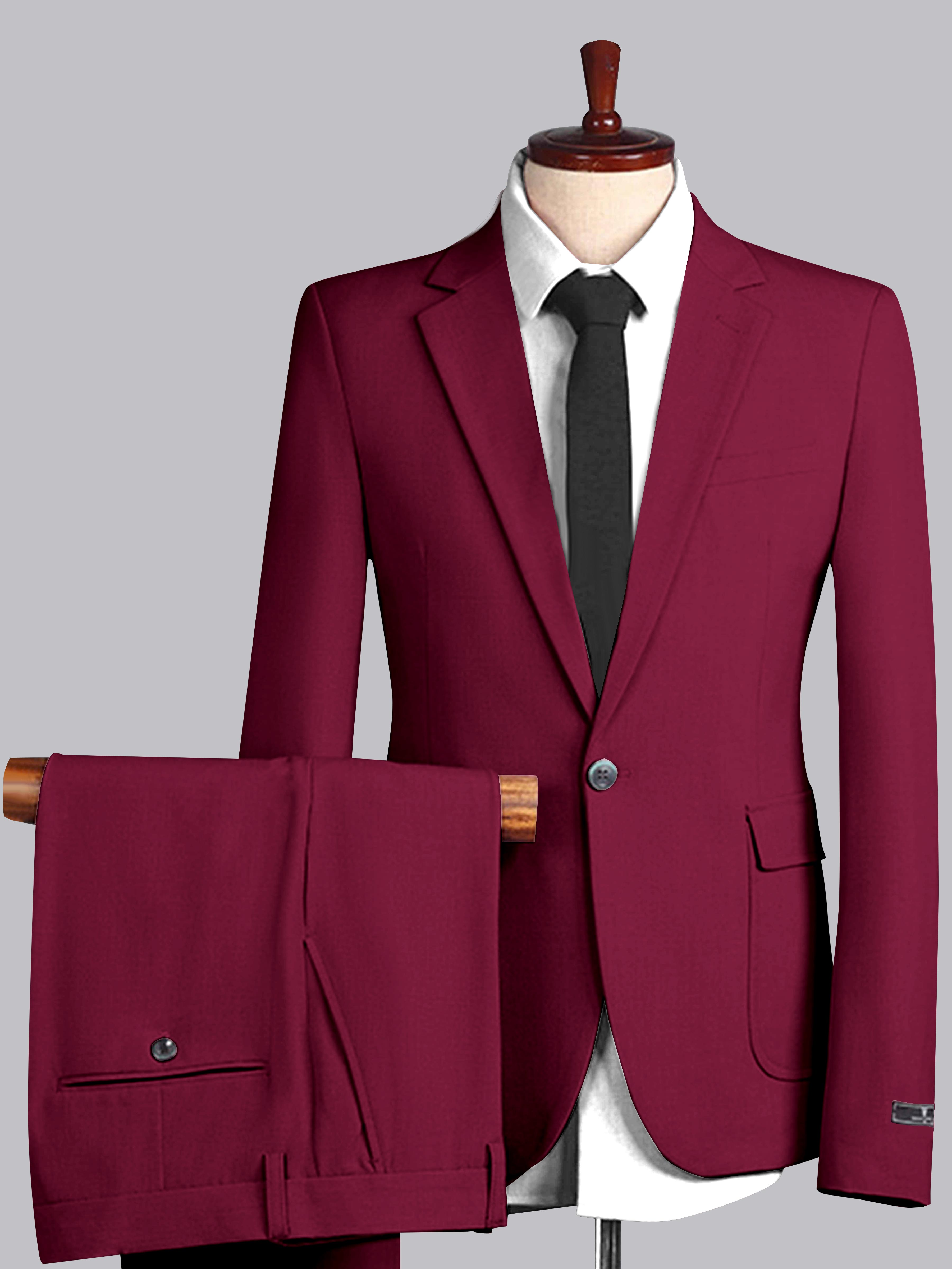 Costume Homme De Mariage 2 Pièces À Un Bouton Ajusté