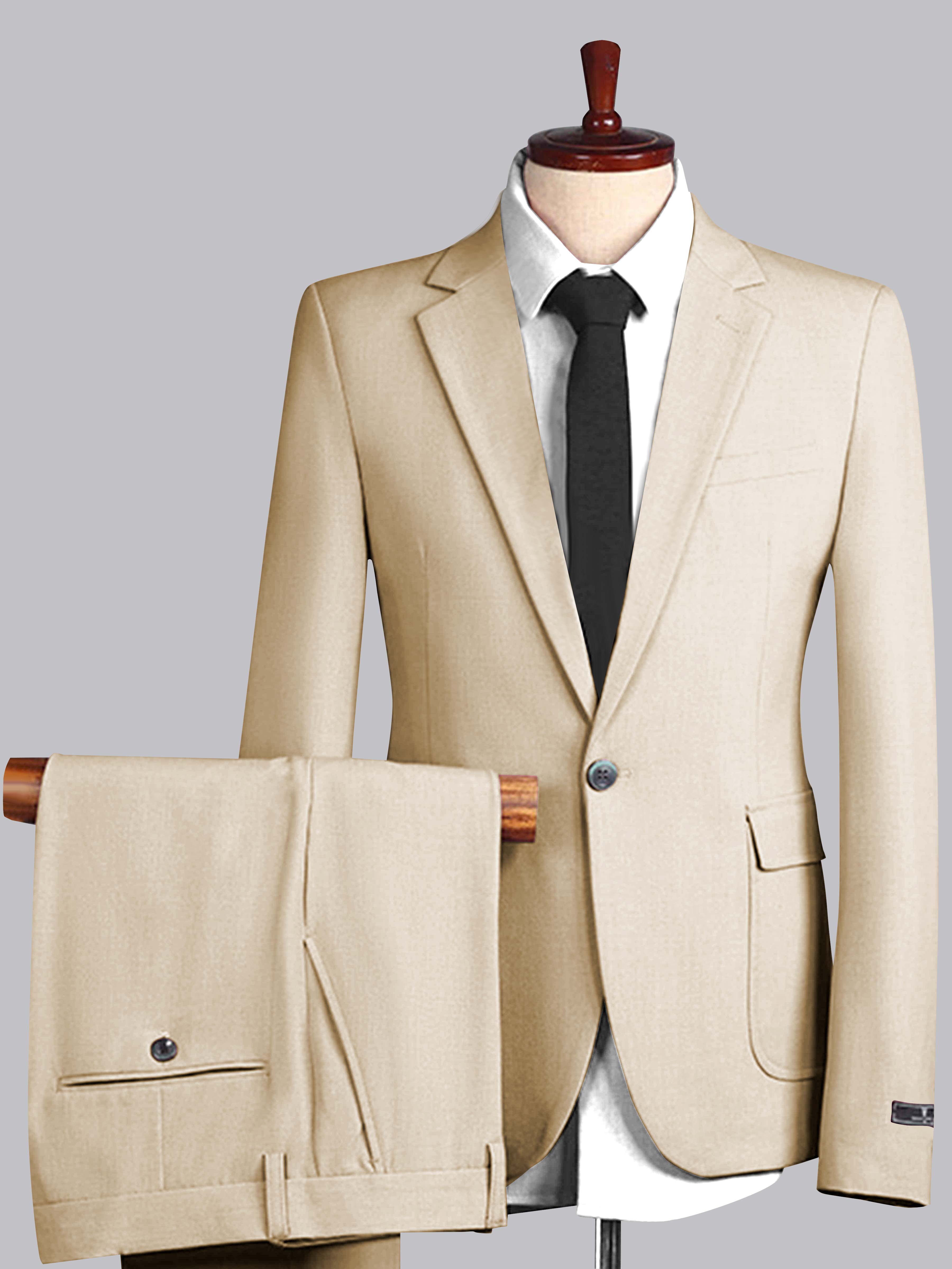 Costume Homme De Mariage 2 Pièces À Un Bouton Ajusté