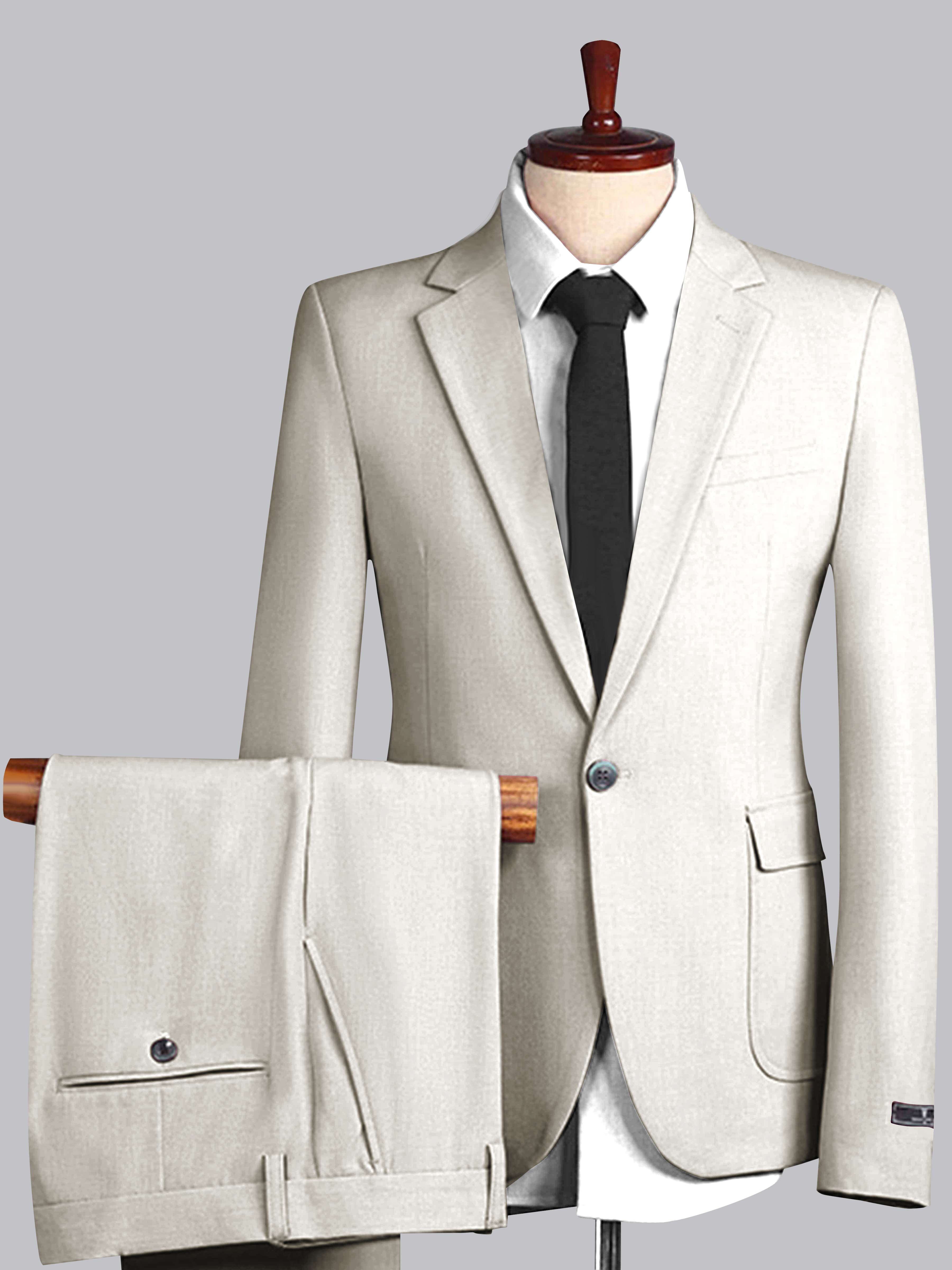 Costume Homme De Mariage 2 Pièces À Un Bouton Ajusté
