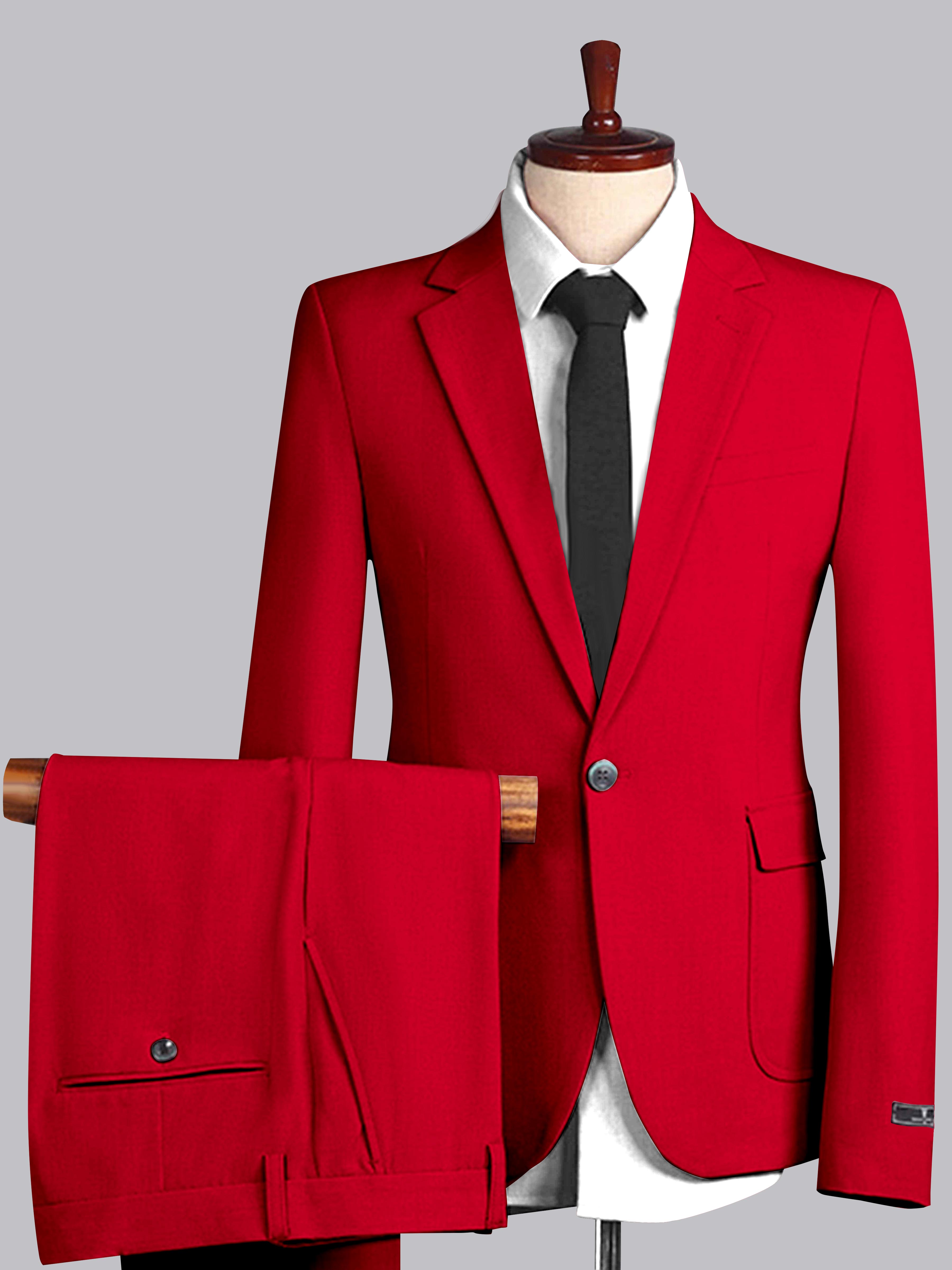 Costume Homme De Mariage 2 Pièces À Un Bouton Ajusté